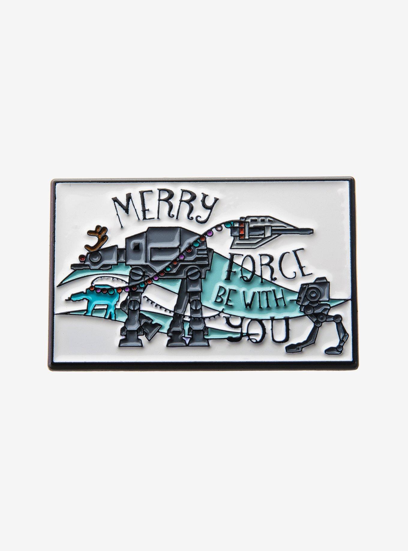 Star Wars AT-AT Christmas Lapel Pin, , hi-res
