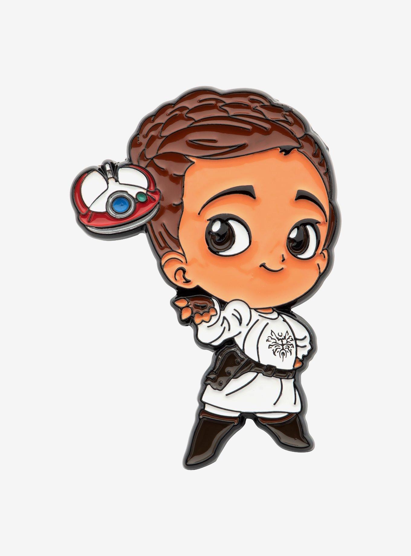 Star Wars Obi-Wan Kenobi Leia and Lola Enamel Pin, , hi-res