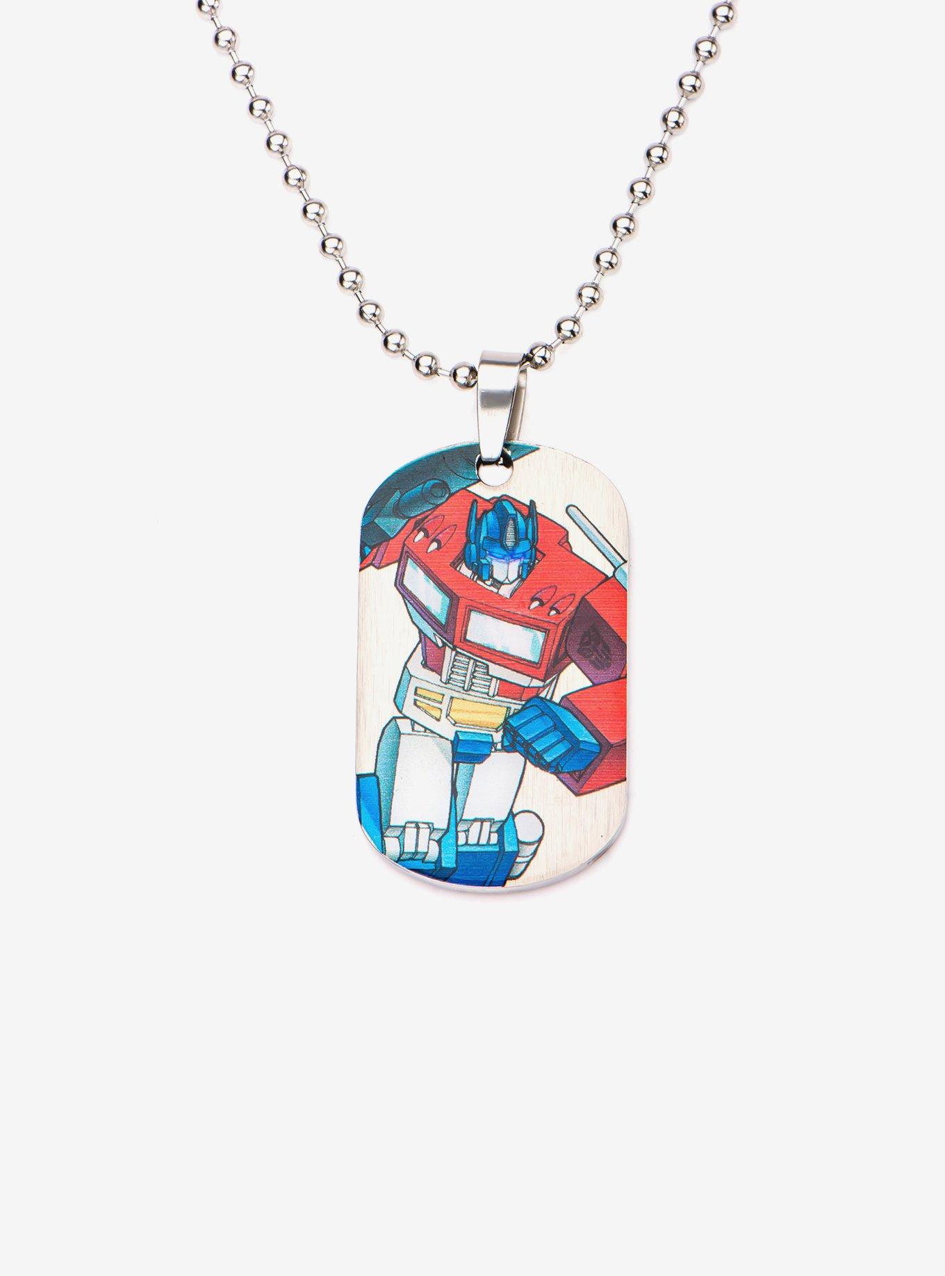 Transformers Robot Car Dog Tag Pendant Necklace, , hi-res