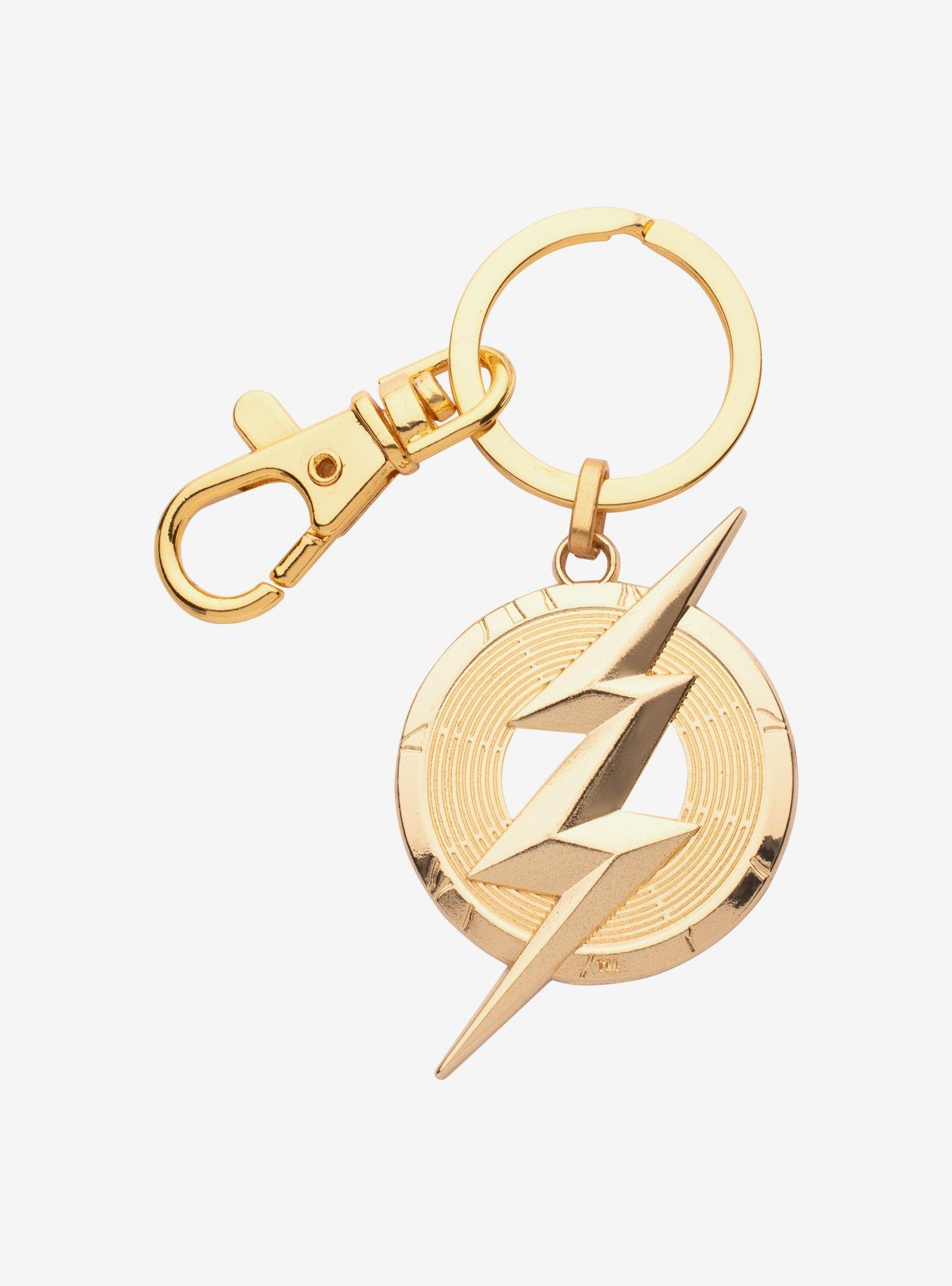 DC Comics The Flash Logo Chest Keychain, , hi-res