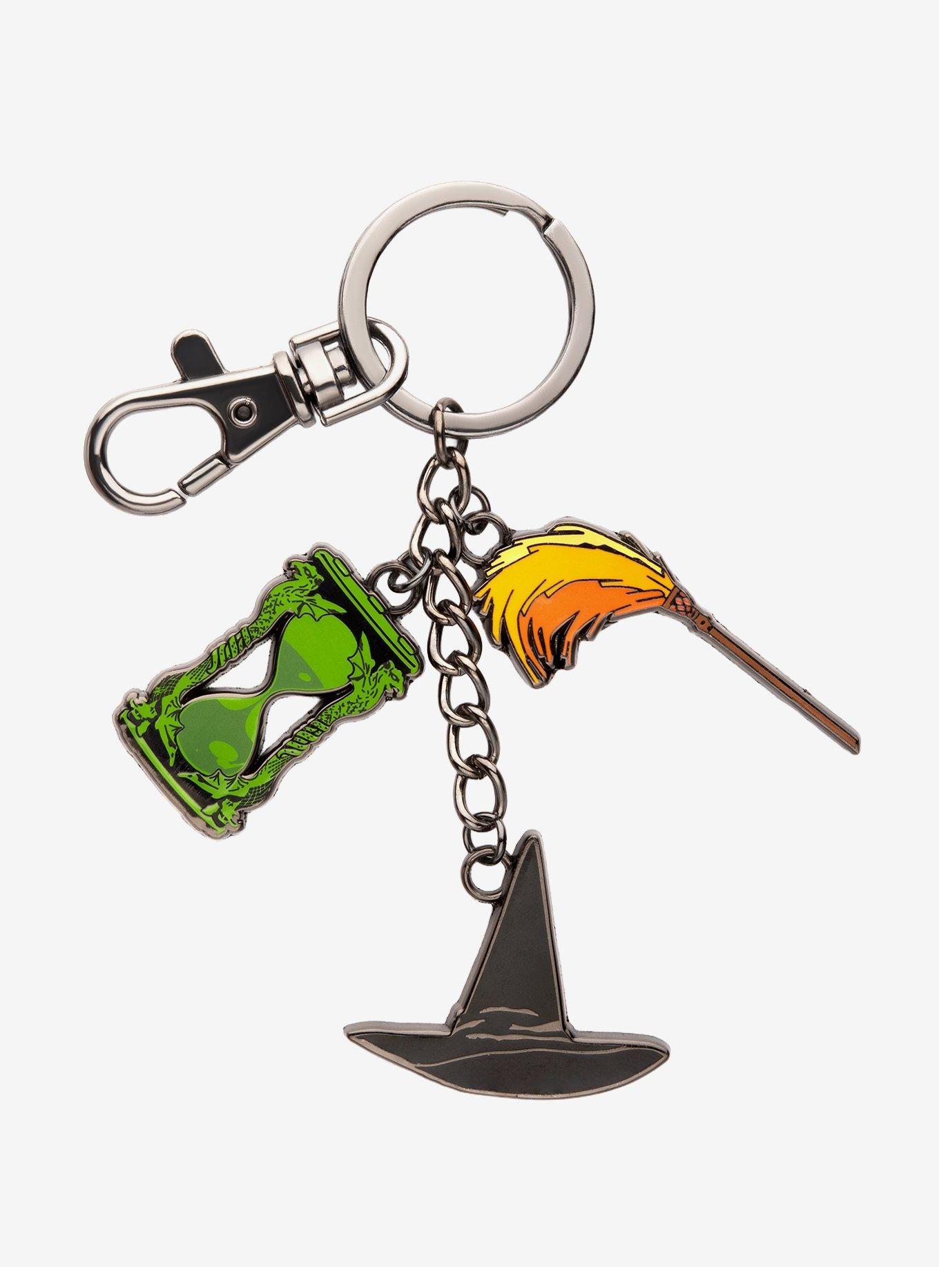 The Wizard of Oz Witch Multi Charm Enamel Keychain, , hi-res