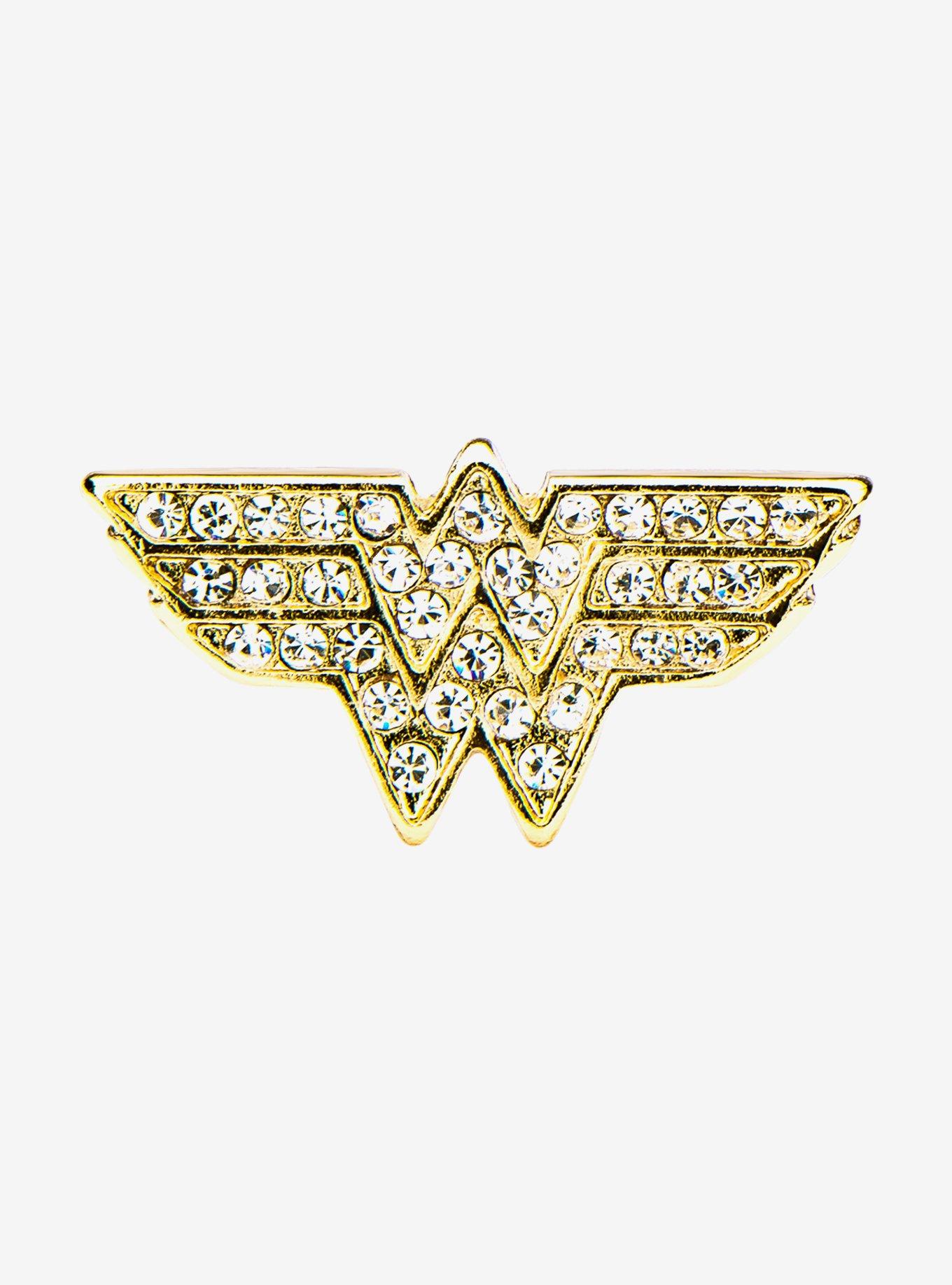 DC Comics Wonder Woman with Clear CZ Cartilage Earrings, , hi-res