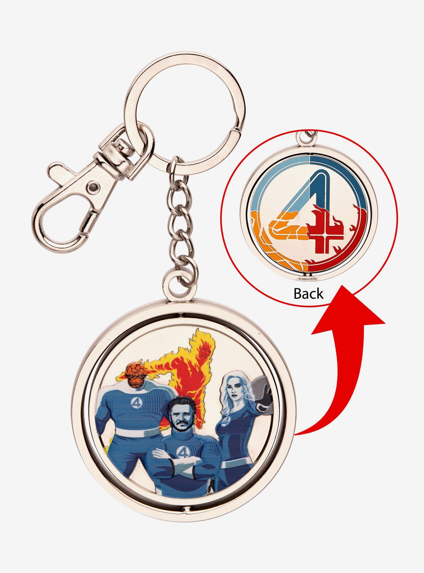 Marvel The Fantastic Four: First Steps Movie Spinning Keychain, , hi-res