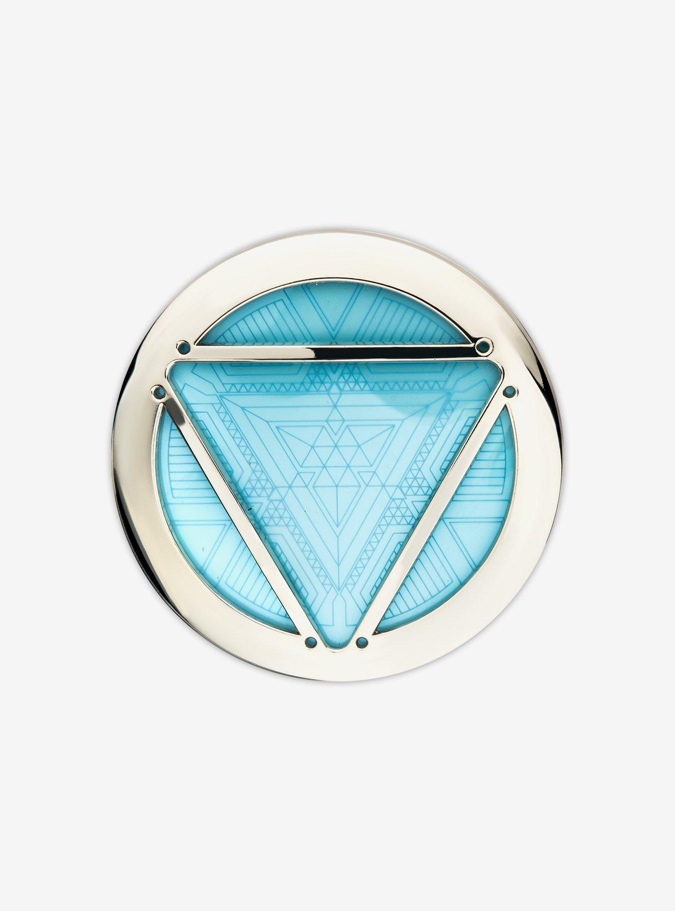 Marvel Avengers Iron Man Light Up Arc Reactor 4 Lapel Pin, , hi-res