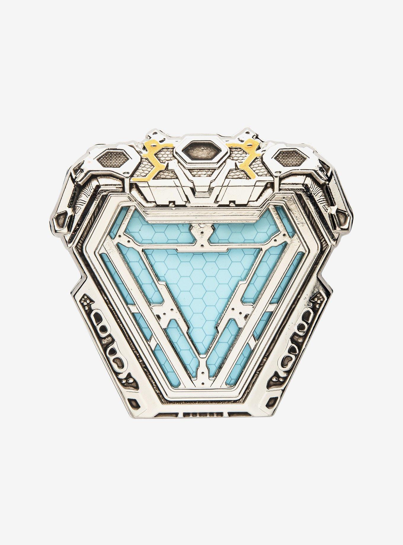 Marvel Avengers Iron Man Light Up Arc Reactor 5 Lapel Pin, , hi-res