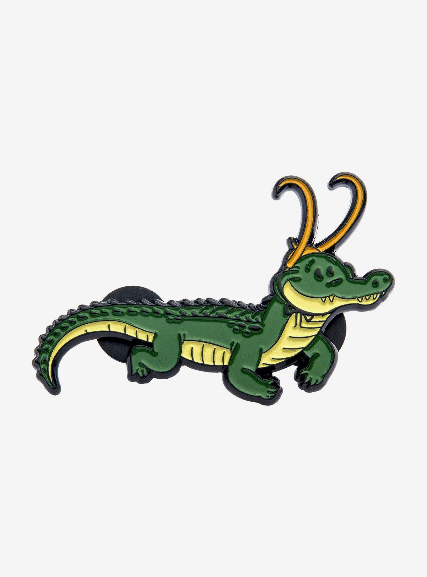 Marvel Loki Alligator Base Metal Pin, , hi-res