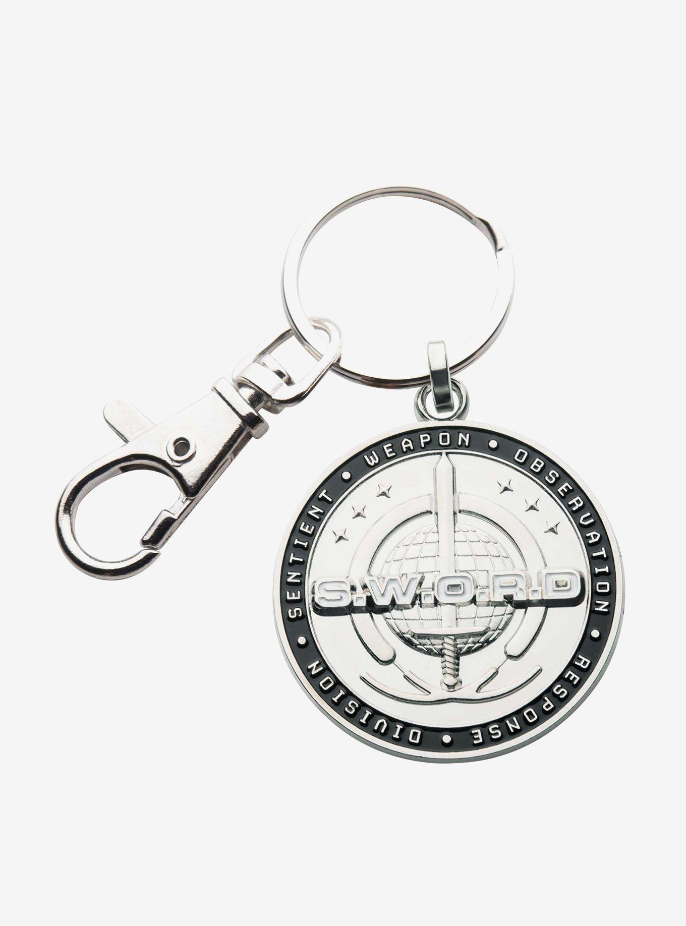 Marvel Wandavision S.W.O.R.D Logo Keychain, , hi-res