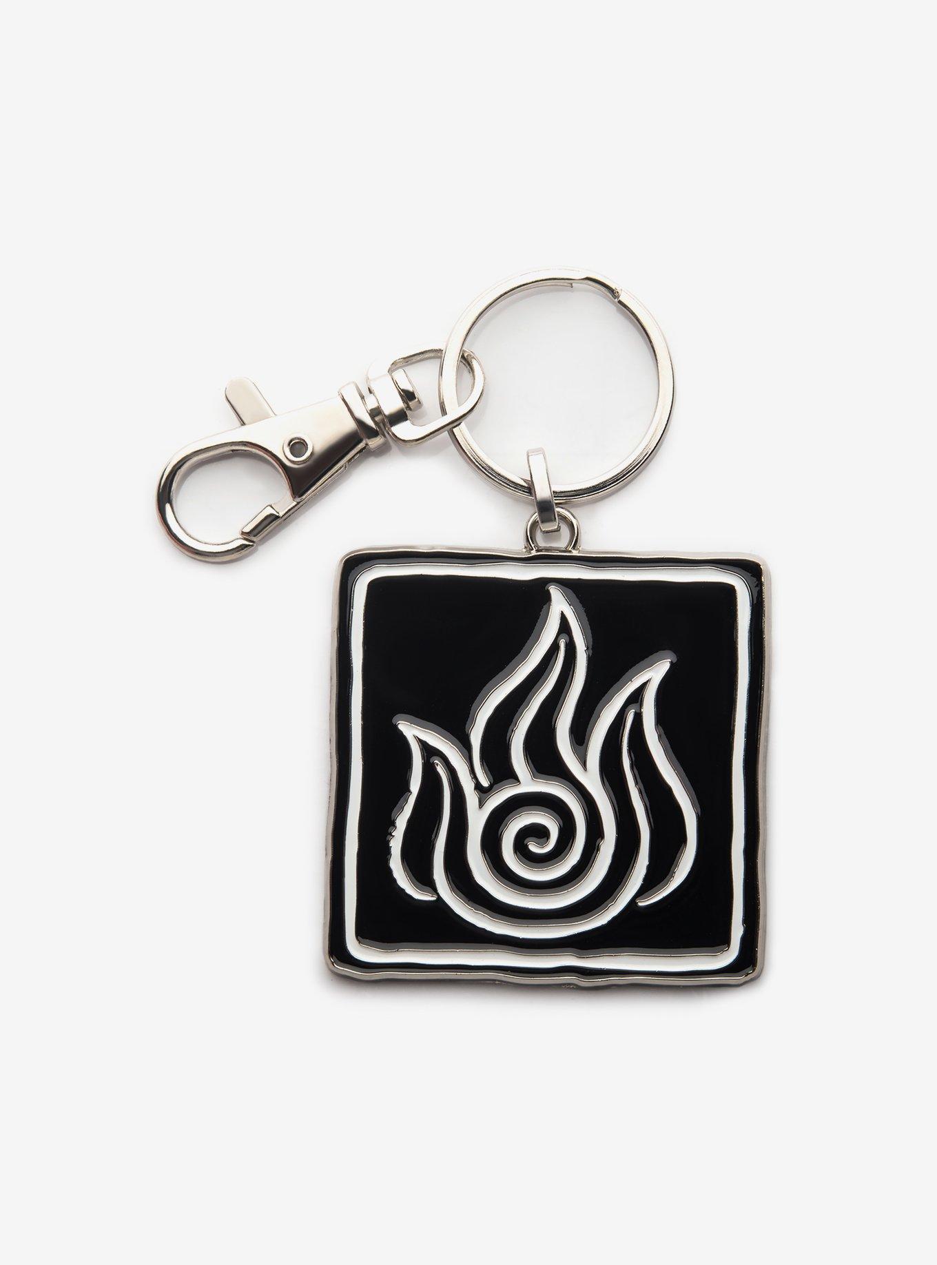 Avatar: The Last Airbender The Fire Nation Symbol Keychain, , hi-res