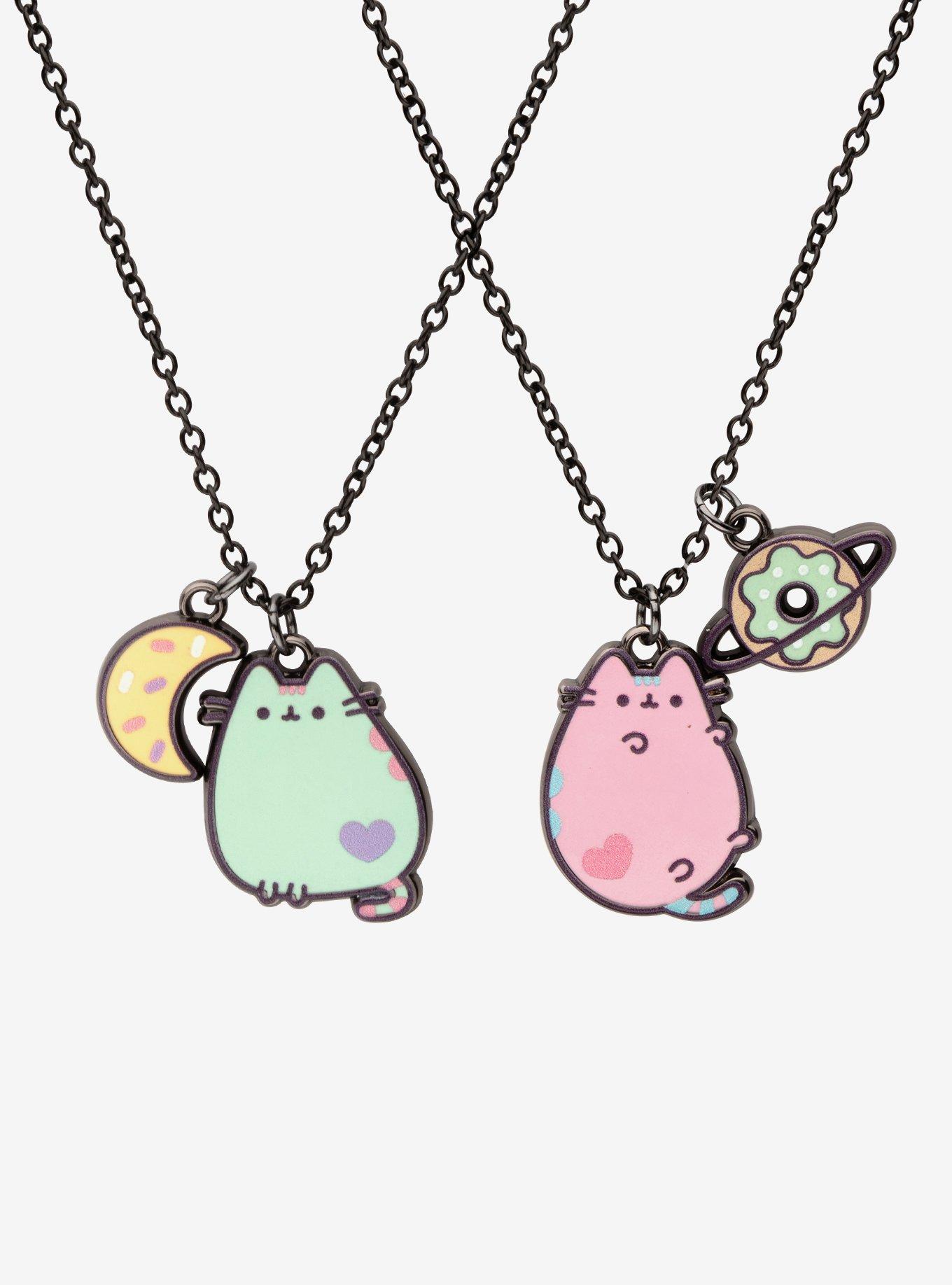 Pusheen Space Best Friends Necklace Set, , hi-res