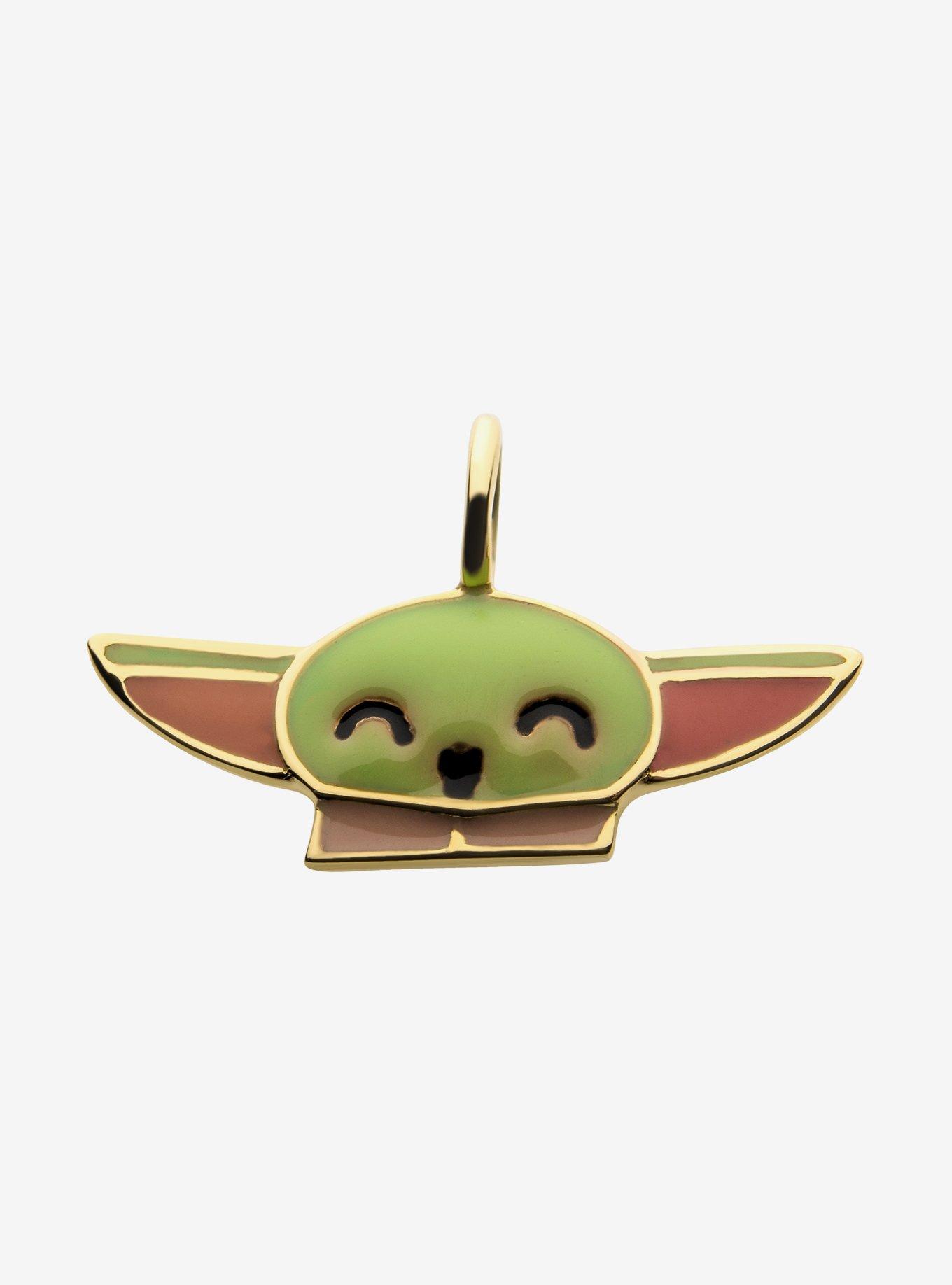 Star Wars The Mandalorian Grogu The Child 14Kt Gold with Enamel Charm, , hi-res