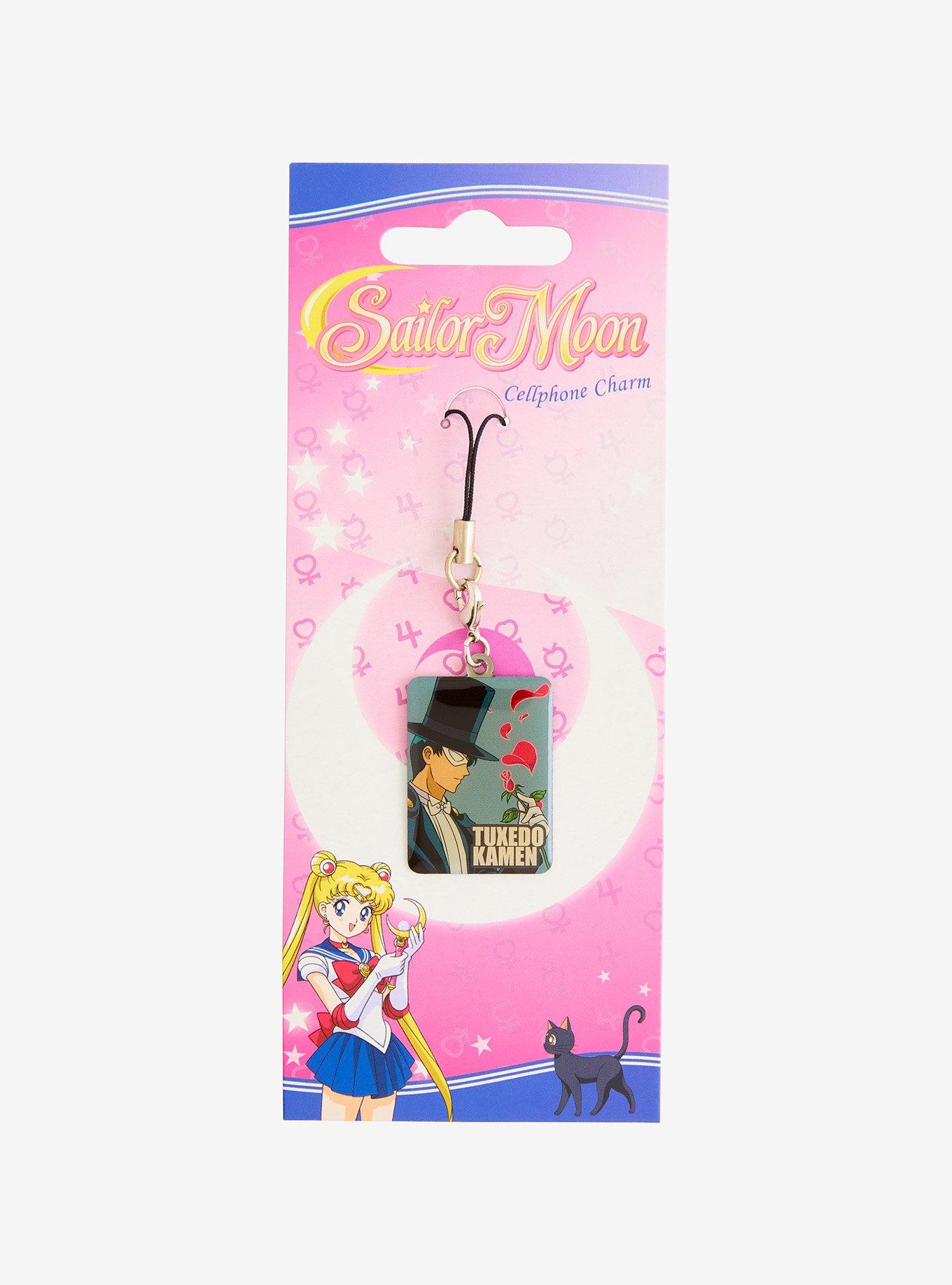 Pretty Guardian Sailor Moon Tuxedo Mask Phone Charm Hot Topic Exclusive, , hi-res