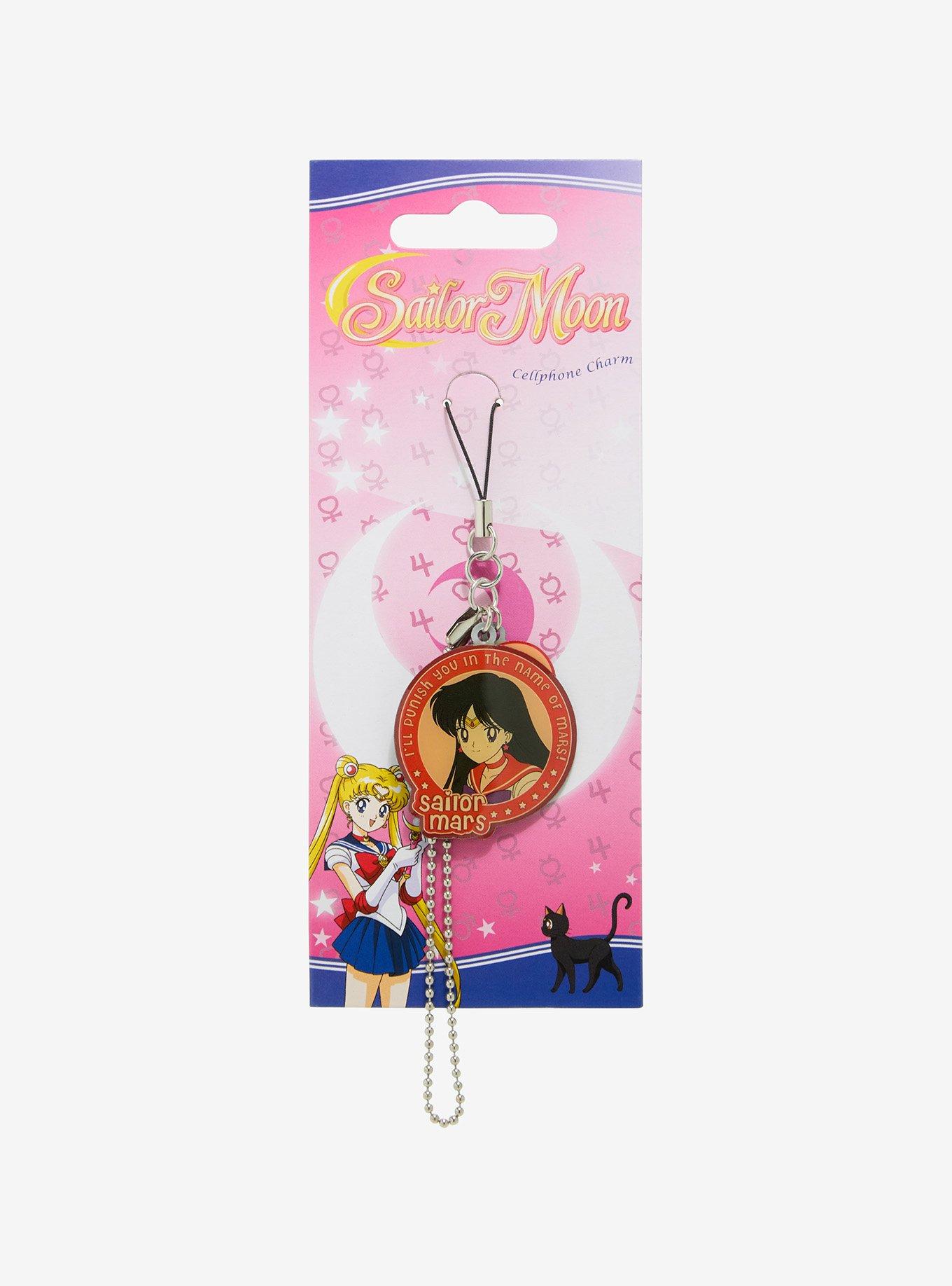 Pretty Guardian Sailor Moon Metal Sailor Mars Phone Charm, , hi-res