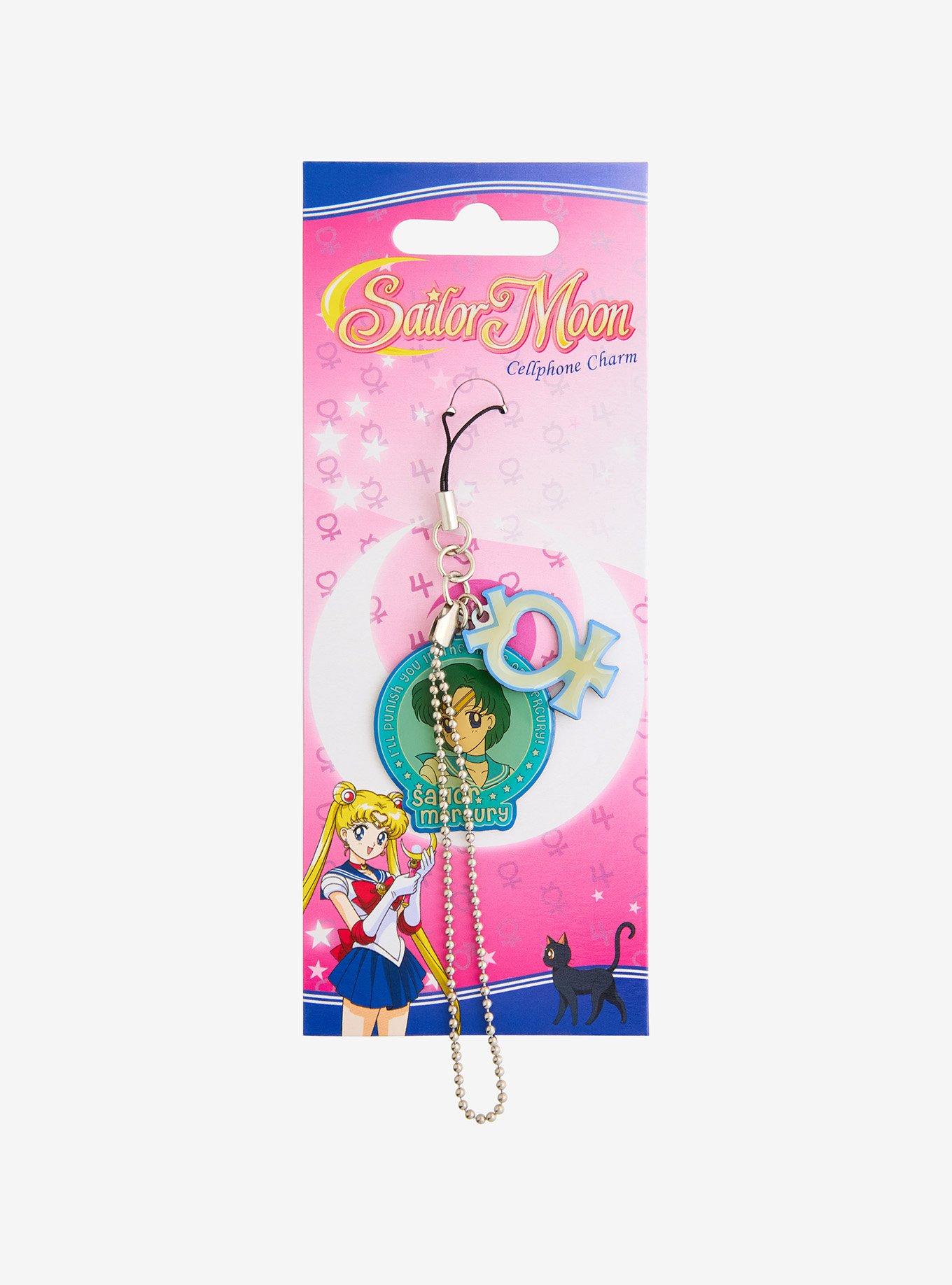 Pretty Guardian Sailor Moon Metal Sailor Mercury Phone Charm Hot