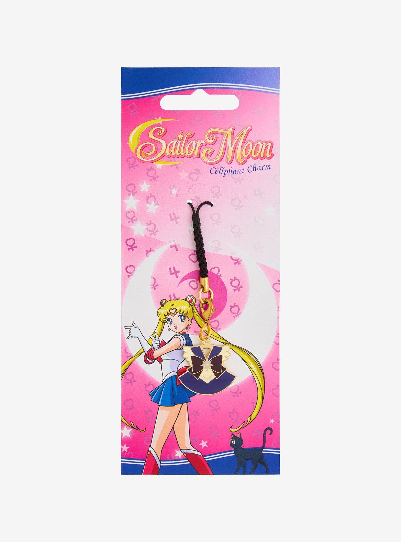 Pretty Guardian Sailor Moon Sailor Saturn Uniform Phone Charm Hot Topic Exclusive, , hi-res