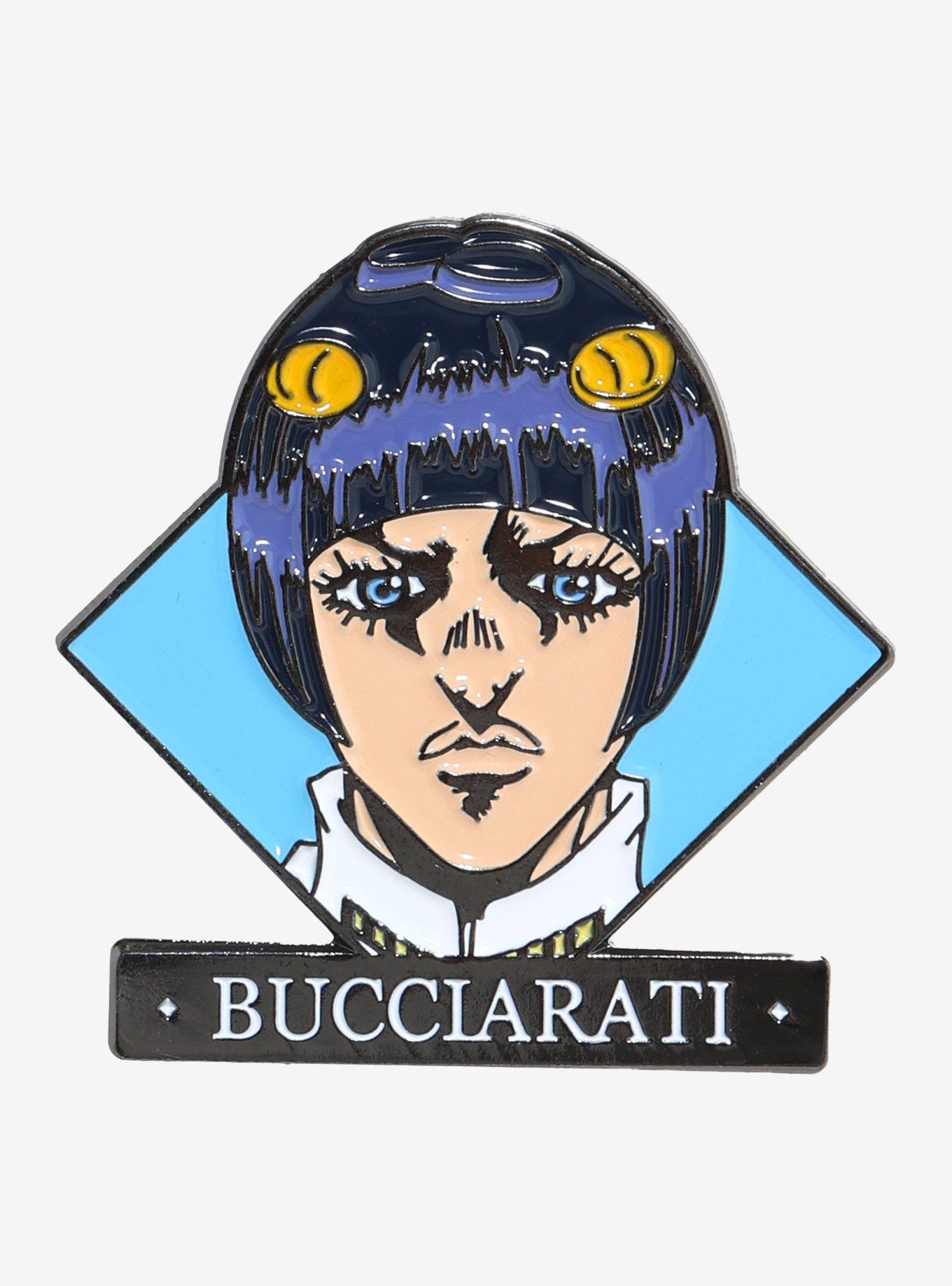 JoJo's Bizarre Adventure Bruno Bucciarati Portrait Enamel Pin, , hi-res