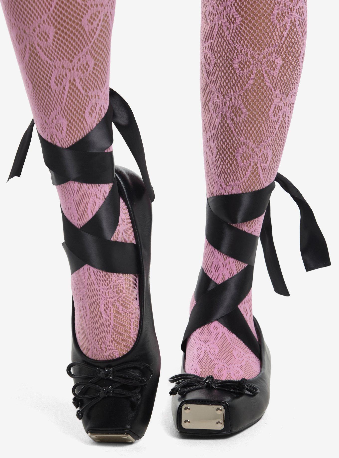 Koi Black Blithe Metal Toe Lace-Up Flats, , hi-res