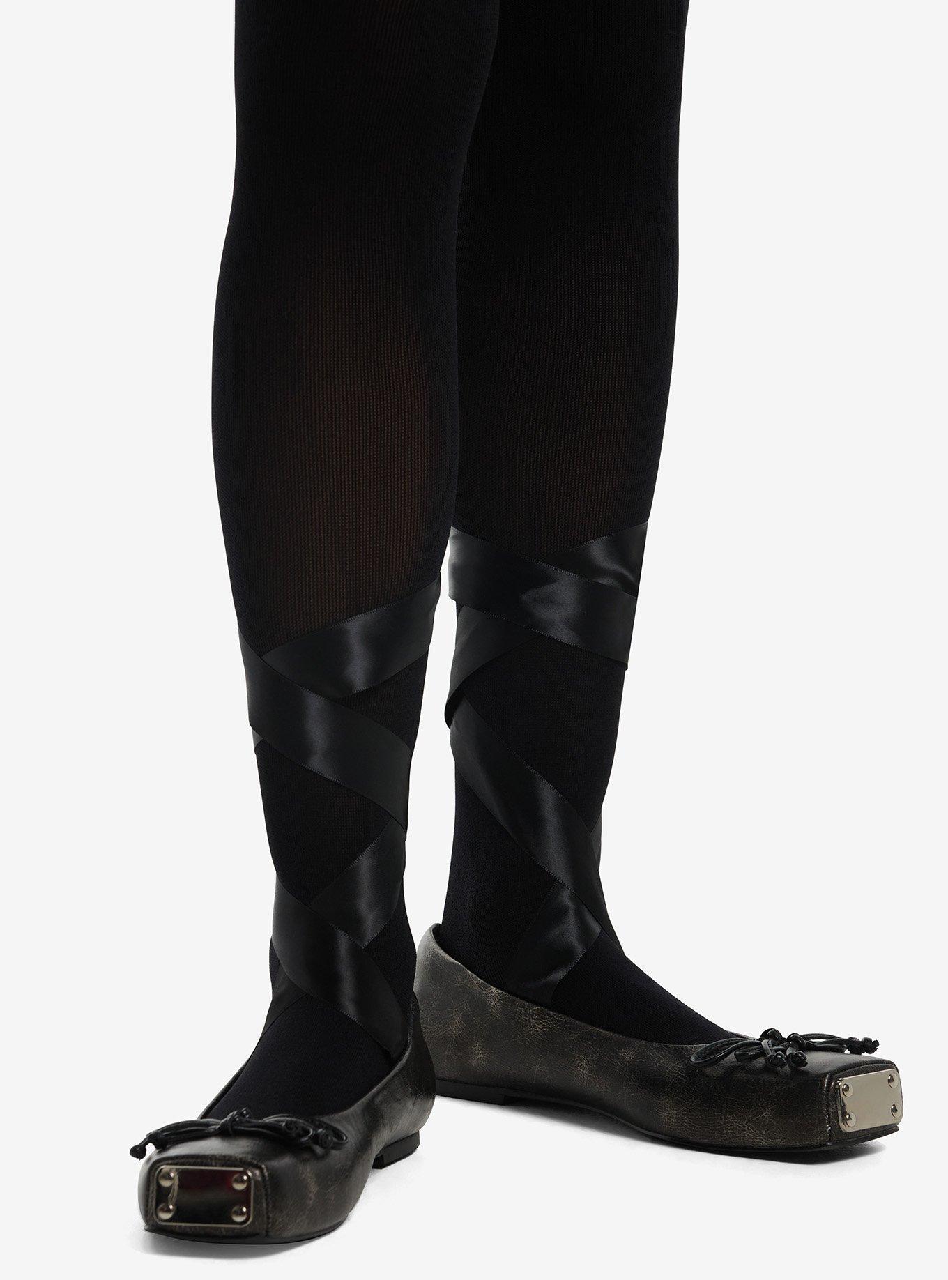 Koi Metallic Black Blithe Metal Toe Lace-Up Flats, , hi-res