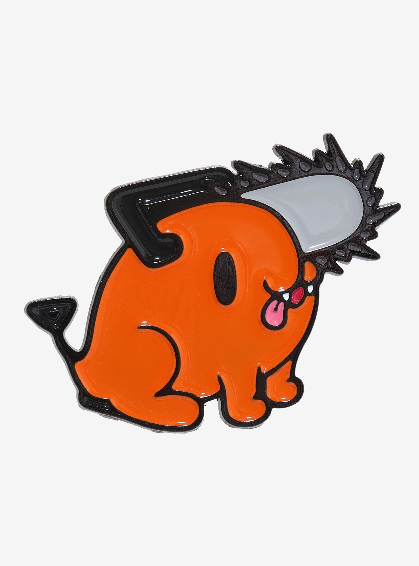 Chainsaw Man Pochita Enamel Pin, , hi-res