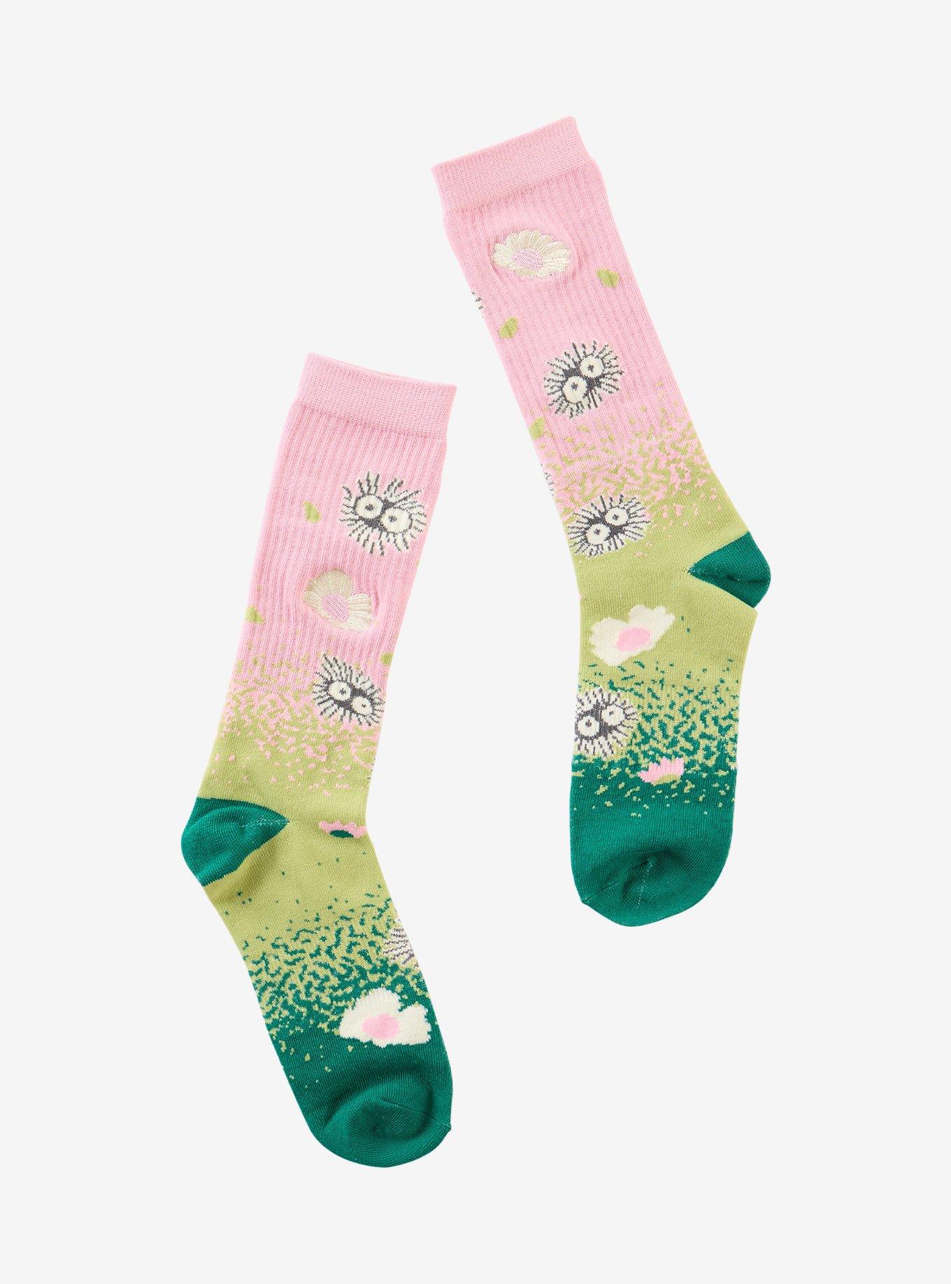Studio Ghibli&reg; My Neighbor Totoro Soot Sprites Spring Crew Socks, , hi-res