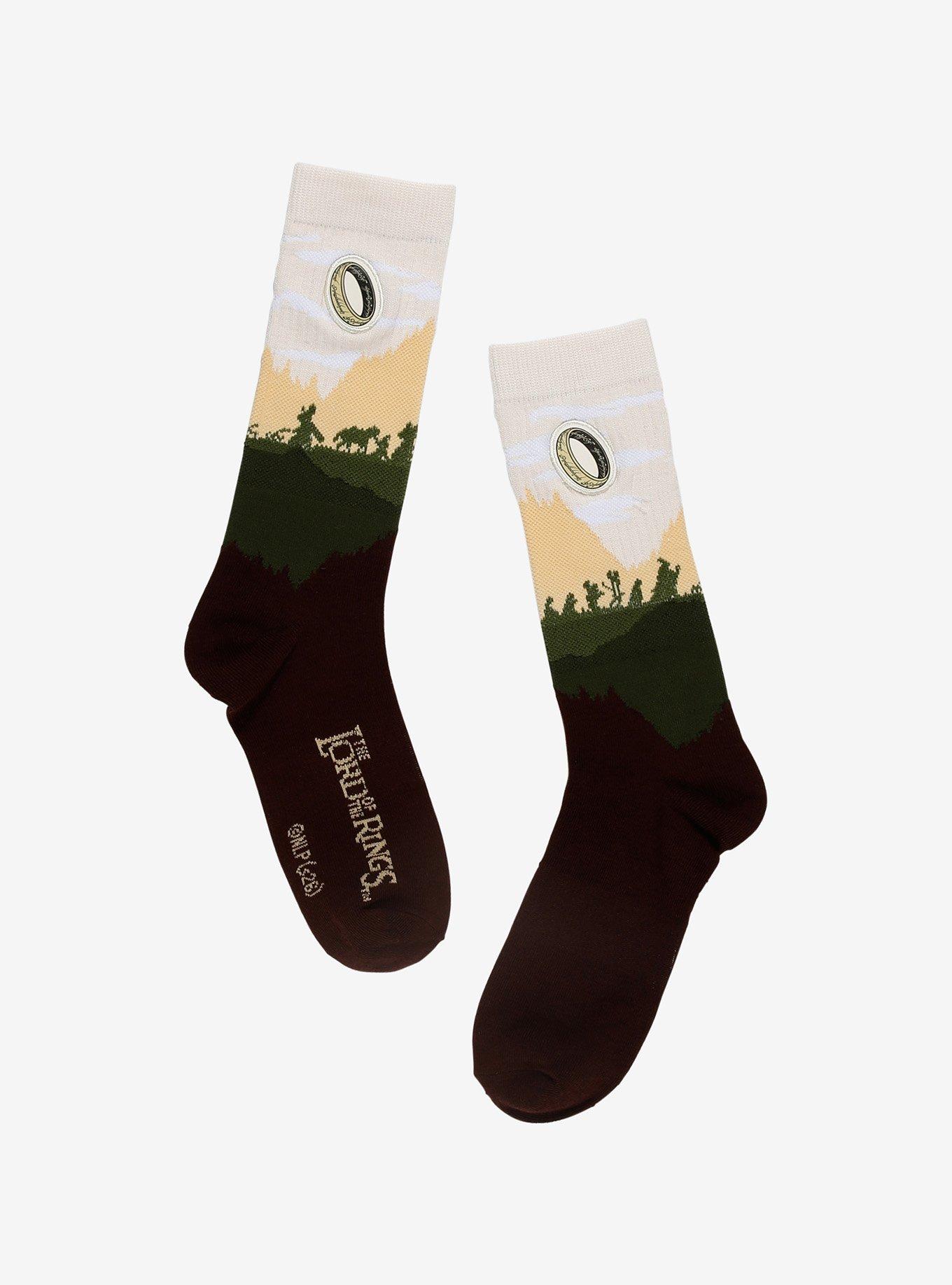 The Lord Of The Rings Fellowship Scenic Crew Socks, , hi-res