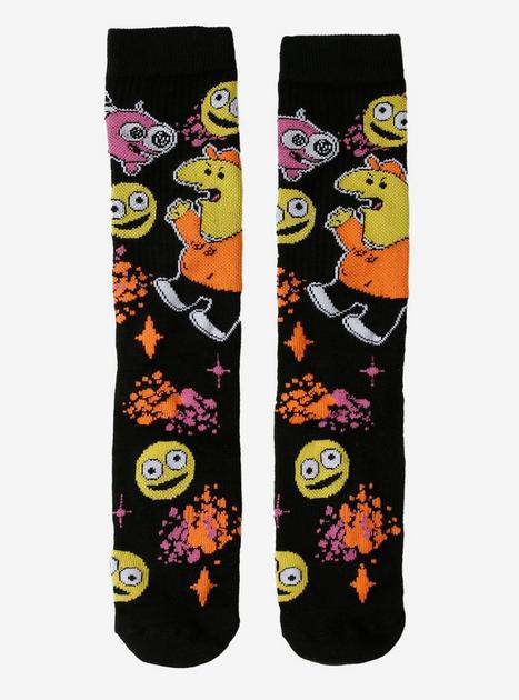 Smiling Friends Characters Crew Socks | Hot Topic