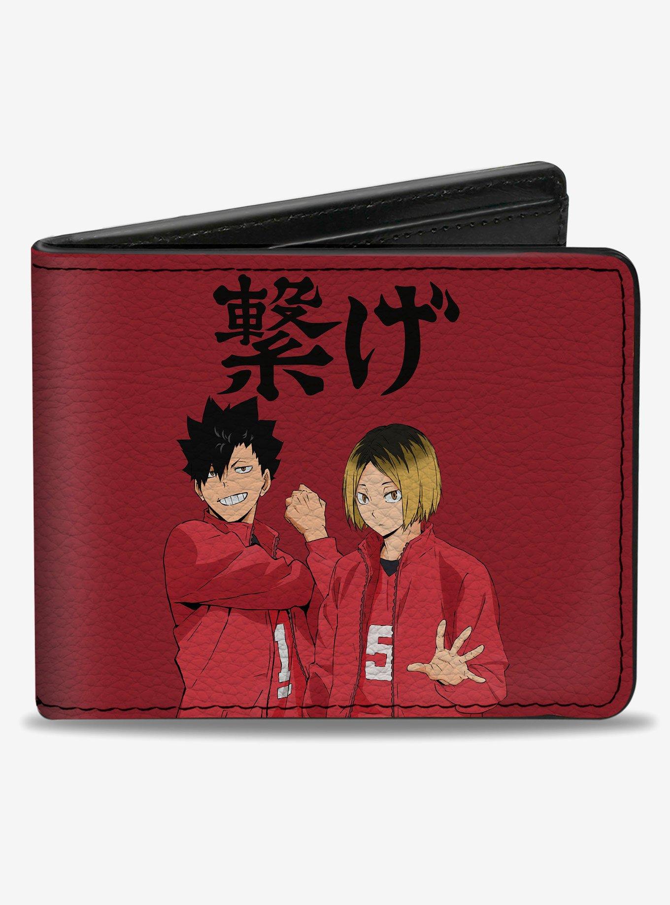 Haikyu!! Nekoma High School Kozume and Kuroo CONNECT Pose Bifold Wallet, , hi-res