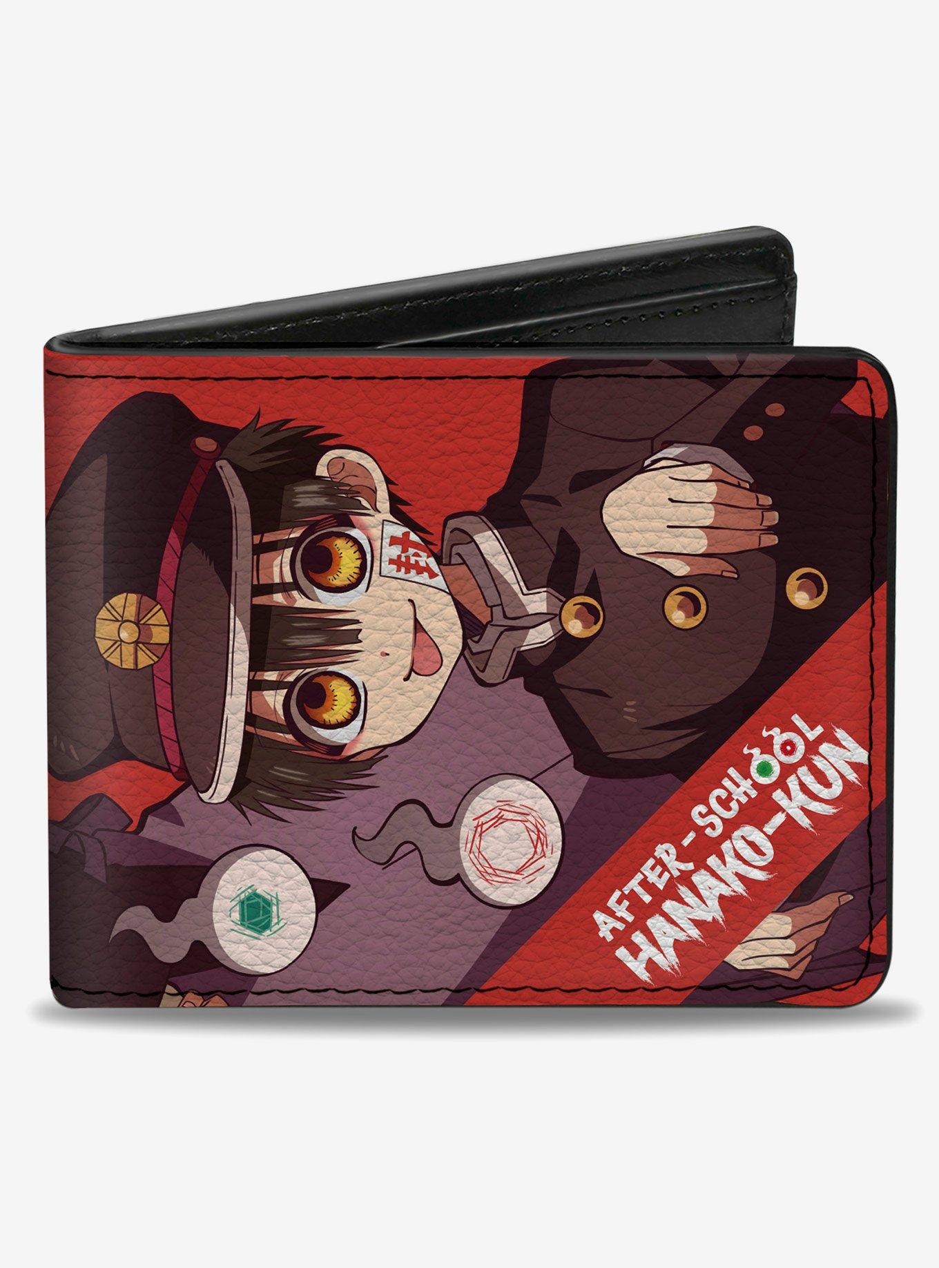 After-School Hanako-Kun Hanako Poses and Title Logo Bifold Wallet, , hi-res