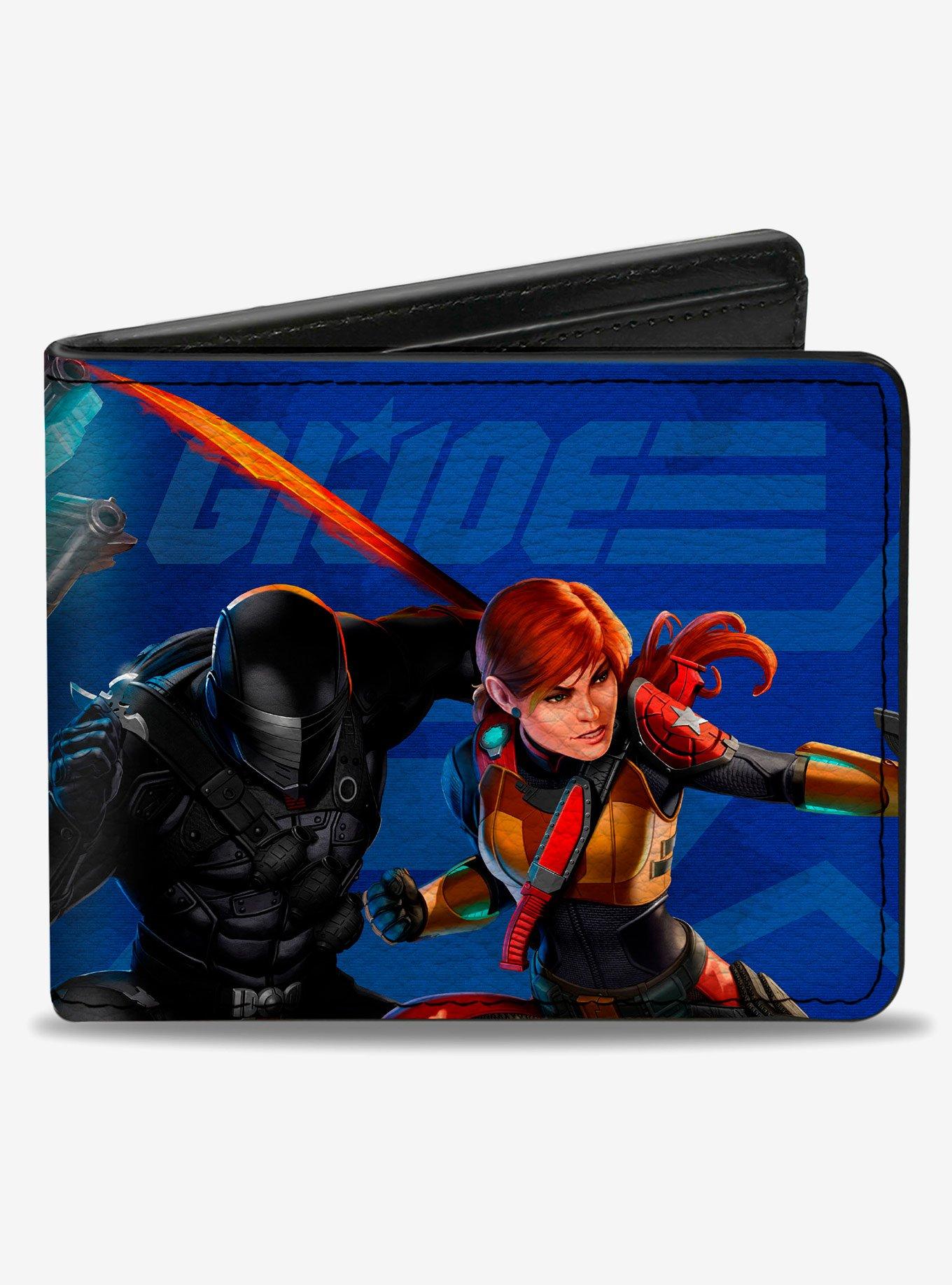 GI Joe Unit Agents Group Pose and Logo Bifold Wallet, , hi-res