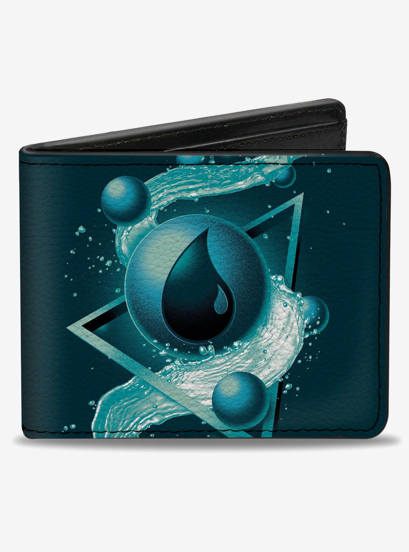 Magic the Gathering Mana Icon and Title Logo Bifold Wallet, , hi-res