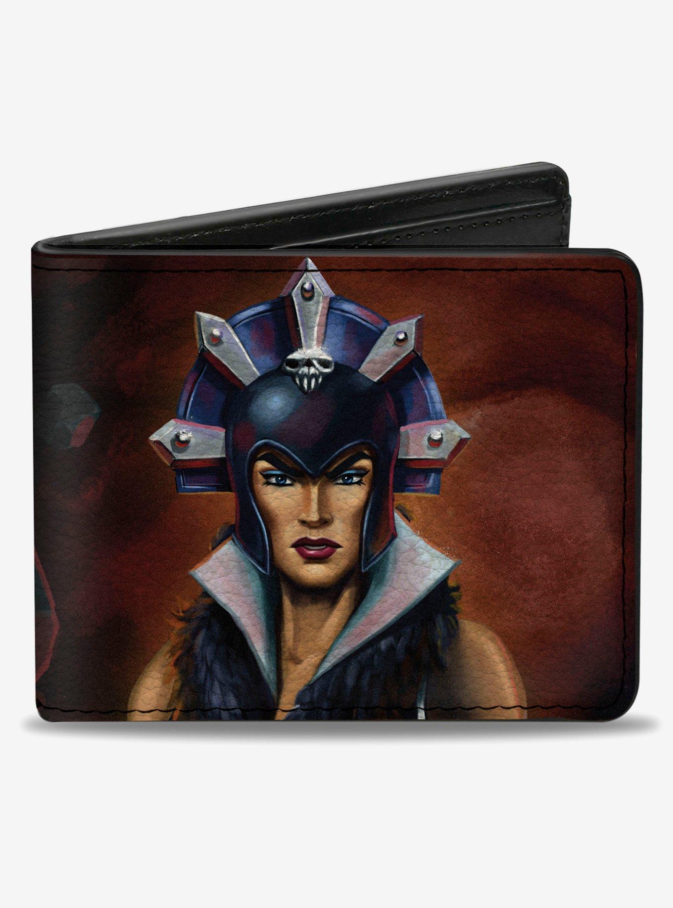 Masters of the Universe Revelation Evil Lyn Pose and Logo Bifold Wallet, , hi-res