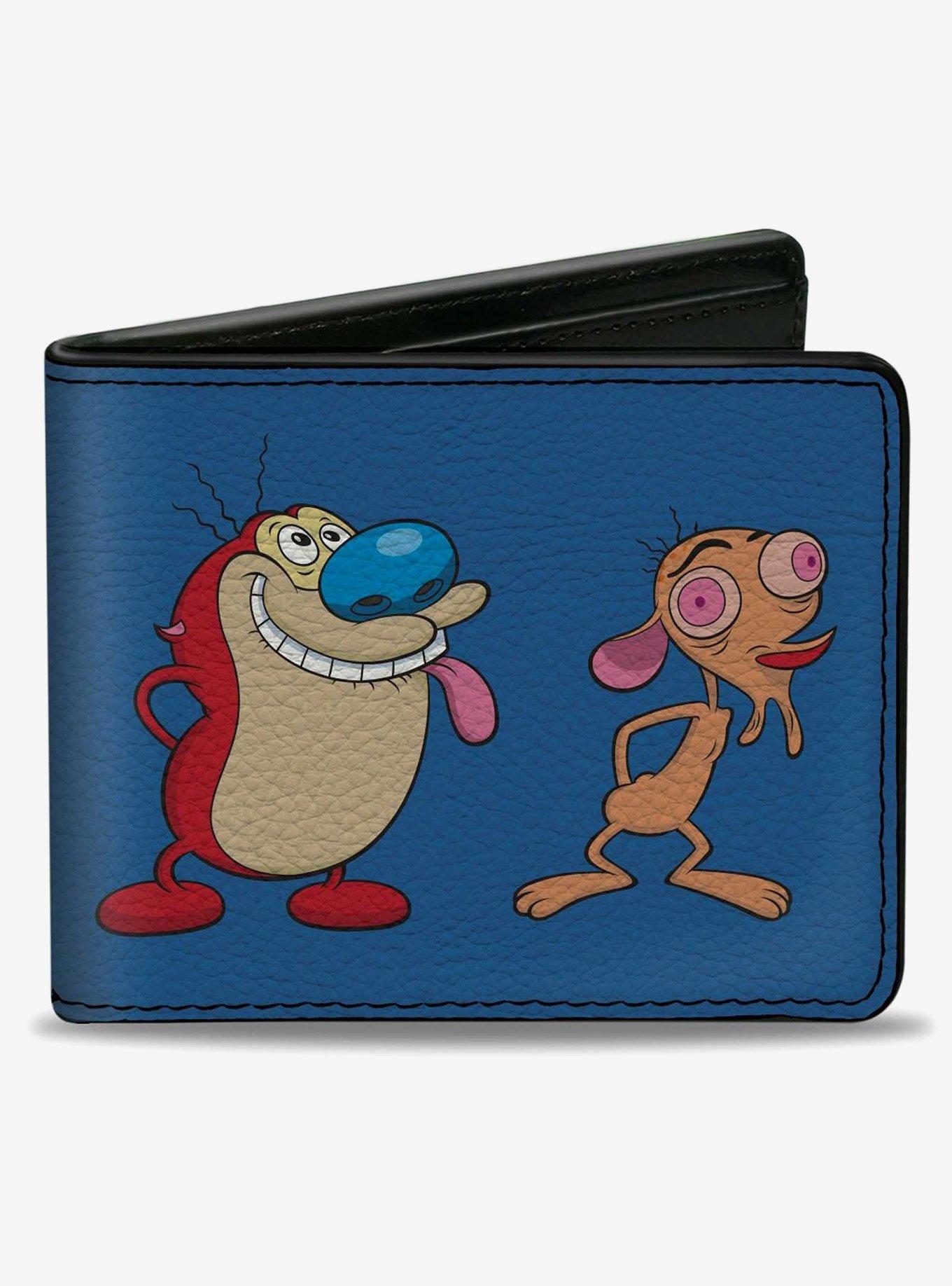 Ren and Stimpy Hands Behind Back Pose Bifold Wallet, , hi-res