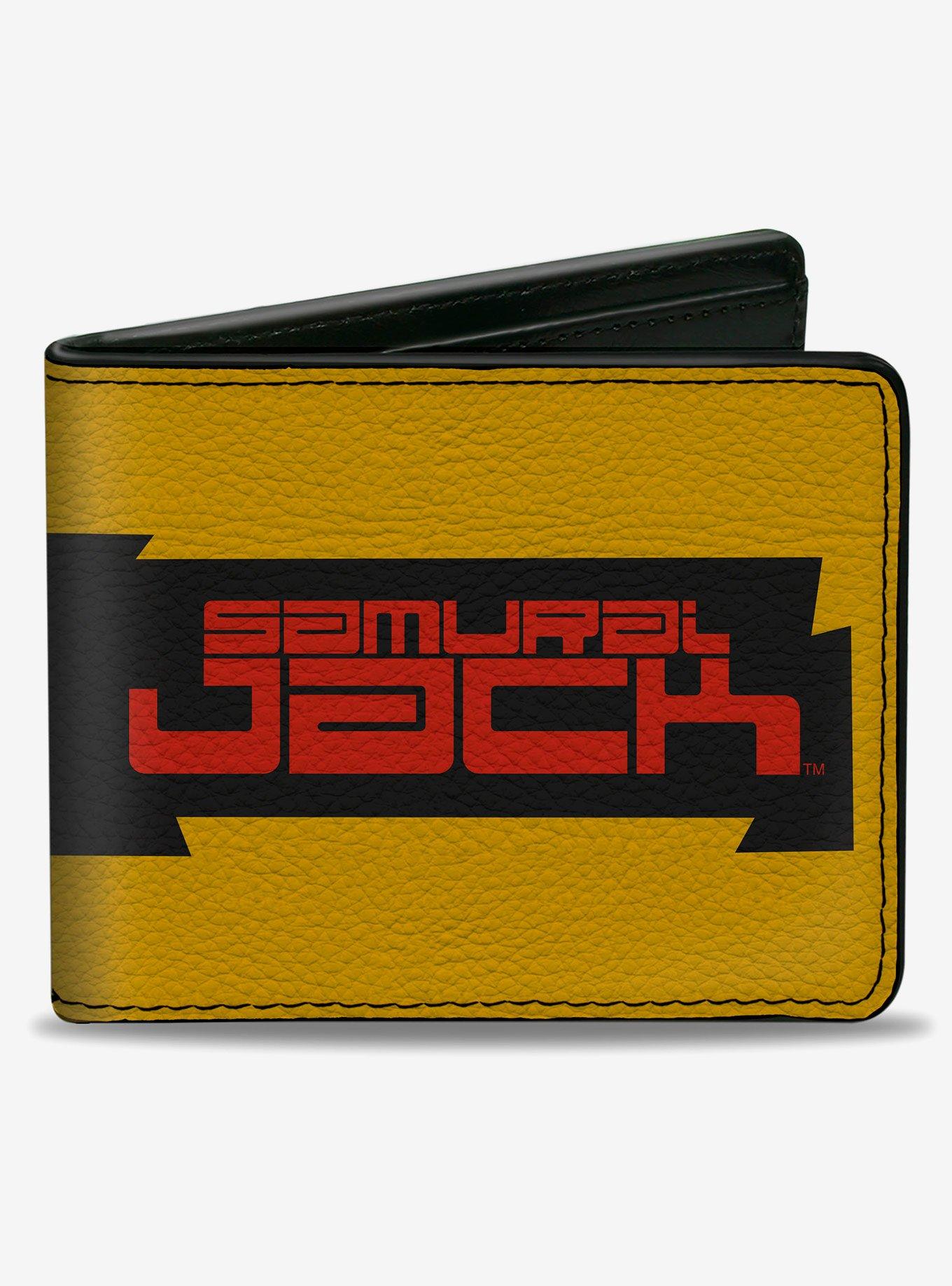 Samurai Jack Samurai Jack Title Logo and Eyes Block Bifold Wallet, , hi-res