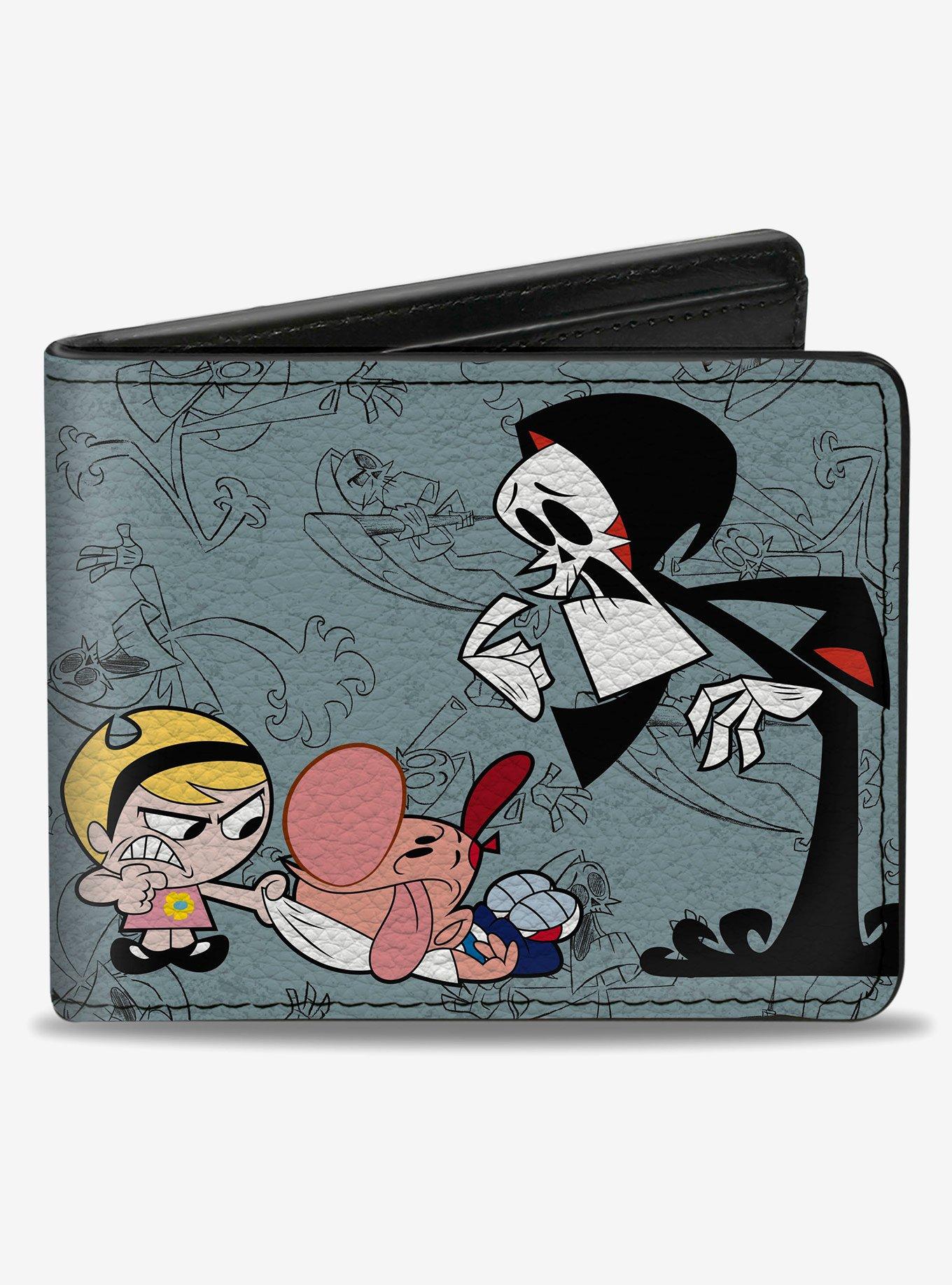 The Grim Adventures of Billy Mandy Group Pose and Grim Bifold Wallet, , hi-res