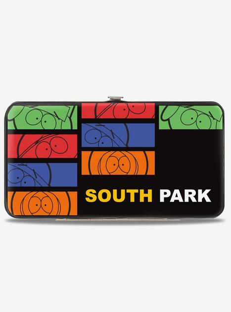 South Park Boys Sketch Blocks and Pose Monogram Hinged Wallet | Hot Topic