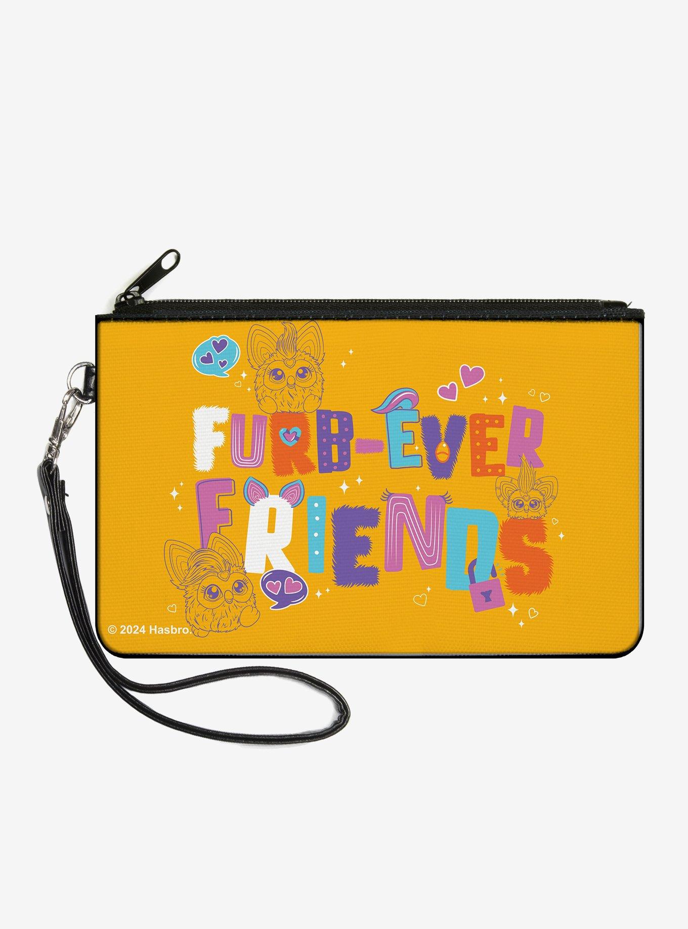 Furby Furb Ever Friends Group Pose Zip Clutch Wallet, , hi-res