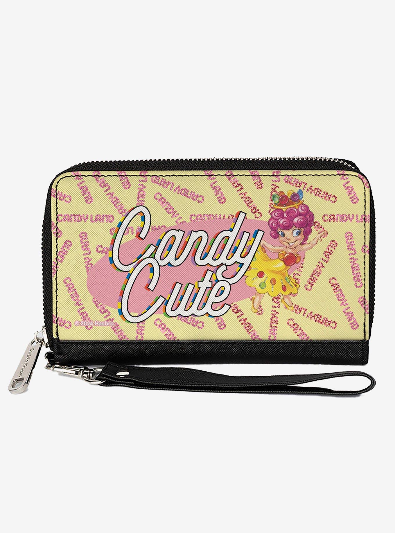 Candy Land Candy Land Candy Cute Princess Lolly and Logo Zip Around Wallet, , hi-res