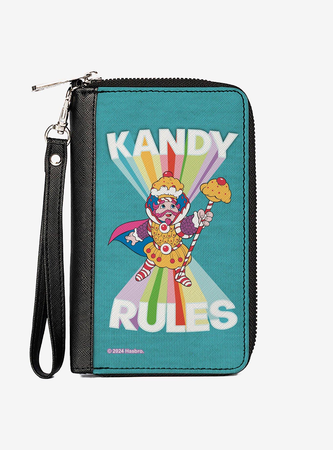 Candy Land Kandy Rules King Kandy Pose Teal Zip Around Wallet, , hi-res