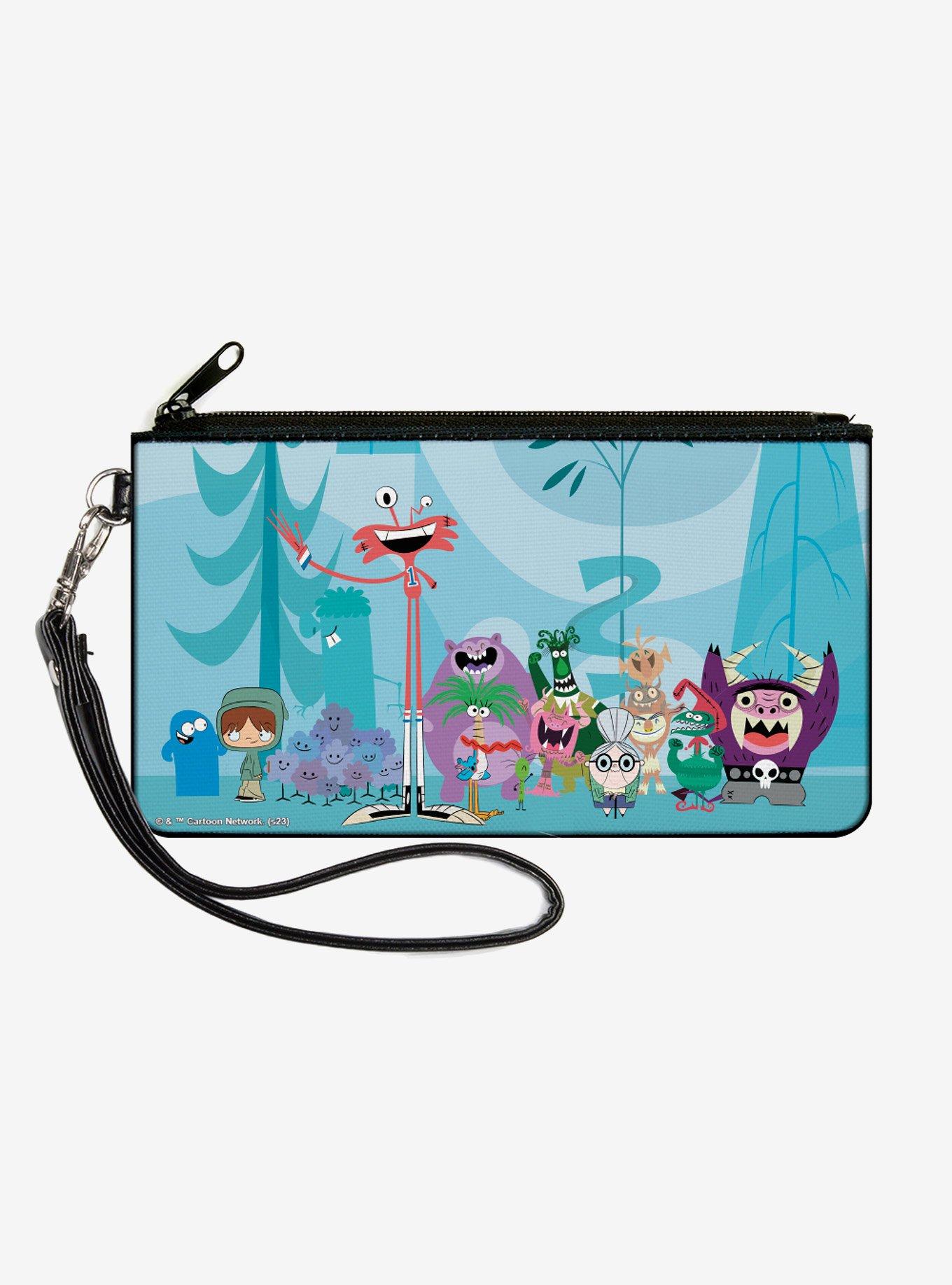 Fosters Home For Imaginary Friends Group Pose Zip Clutch Wallet, , hi-res