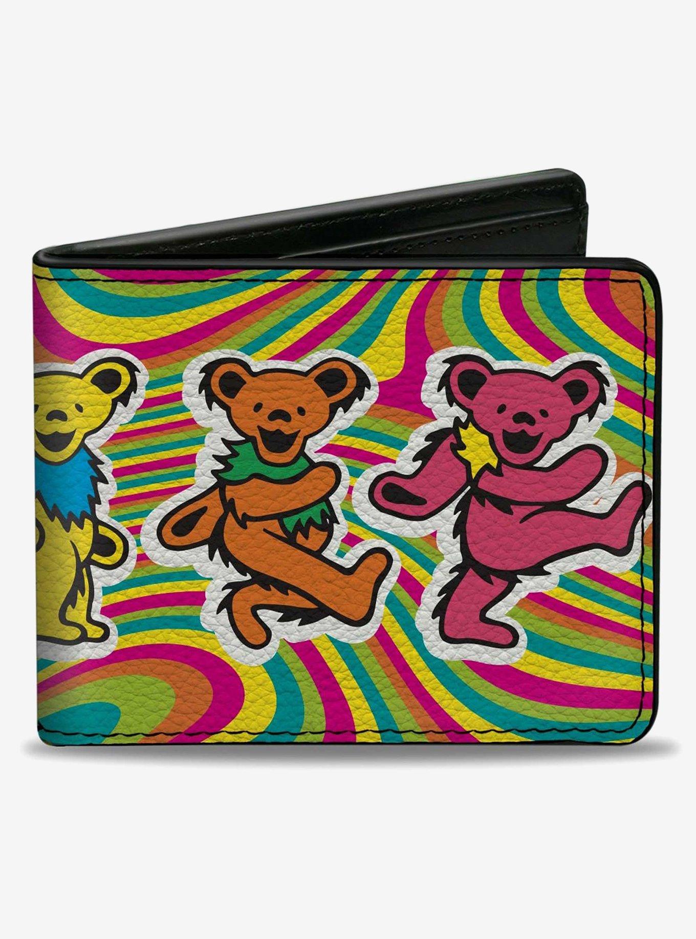 Grateful Dead Dancing Bears Swirl Bifold Wallet, , hi-res