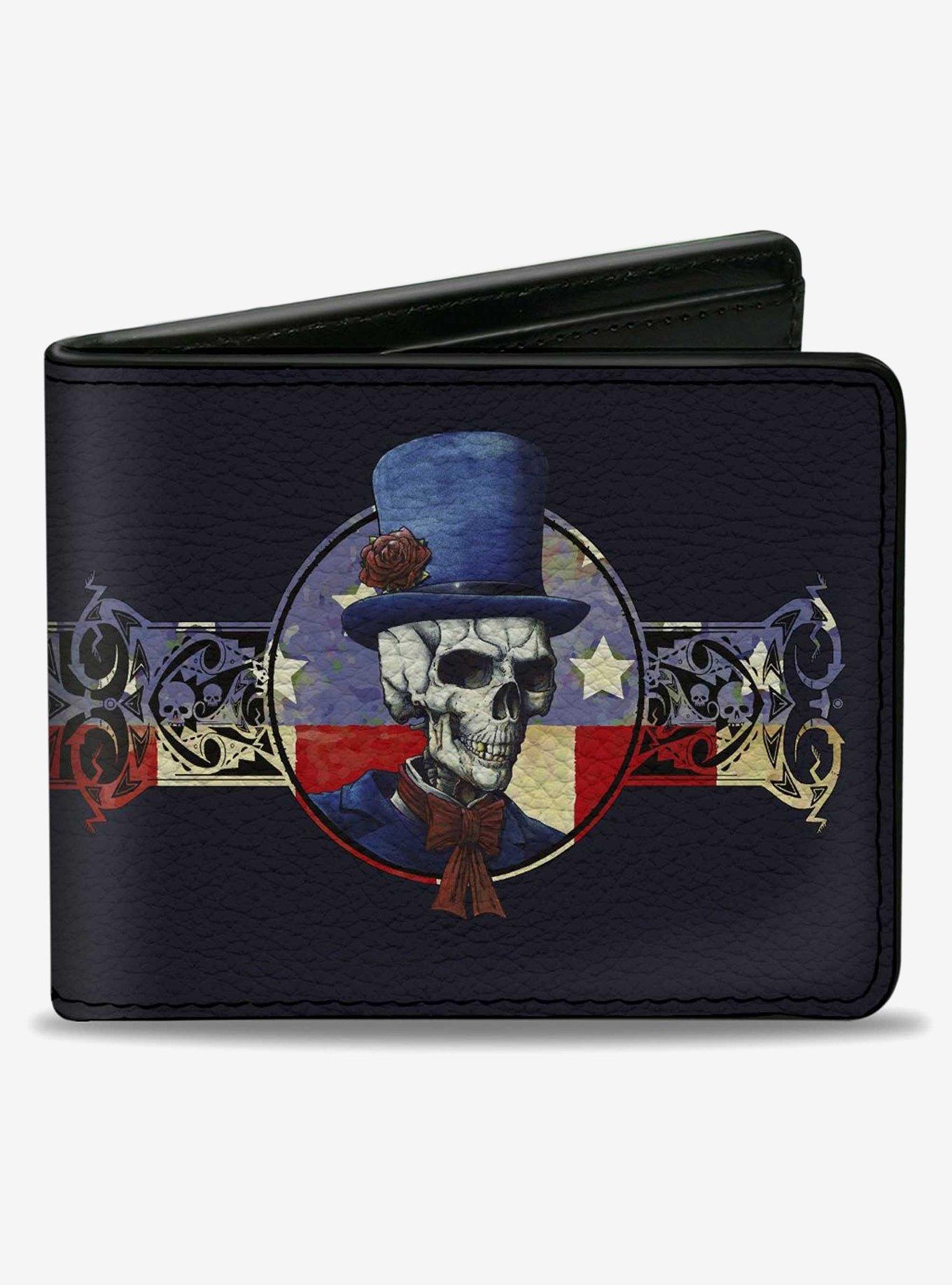 Grateful Dead Daves Picks Bonus Disc 2013 Skeleton Cover Art Bifold Wallet, , hi-res