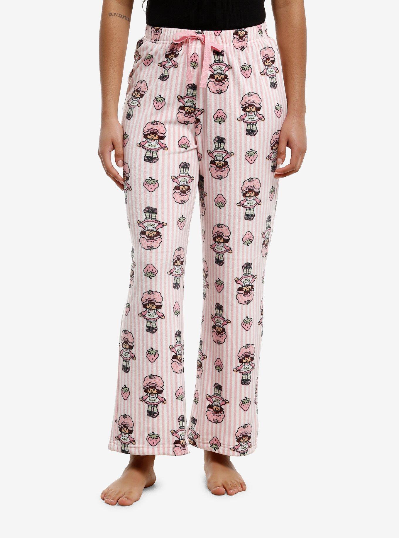 Strawberry Shortcake Velour Pajama Pants, , hi-res