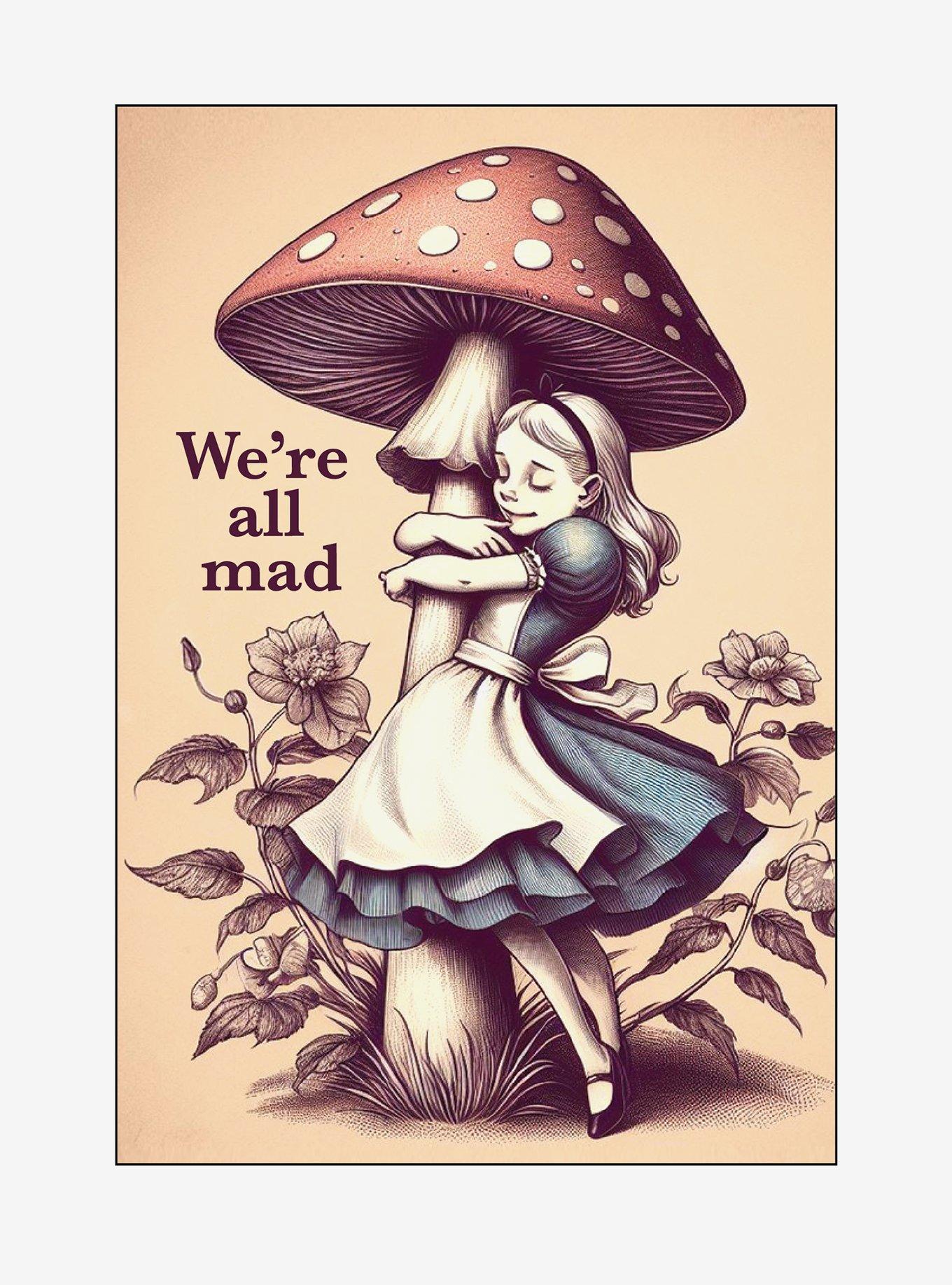 Alice's Adventures In Wonderland Mushroom Magnet, , hi-res