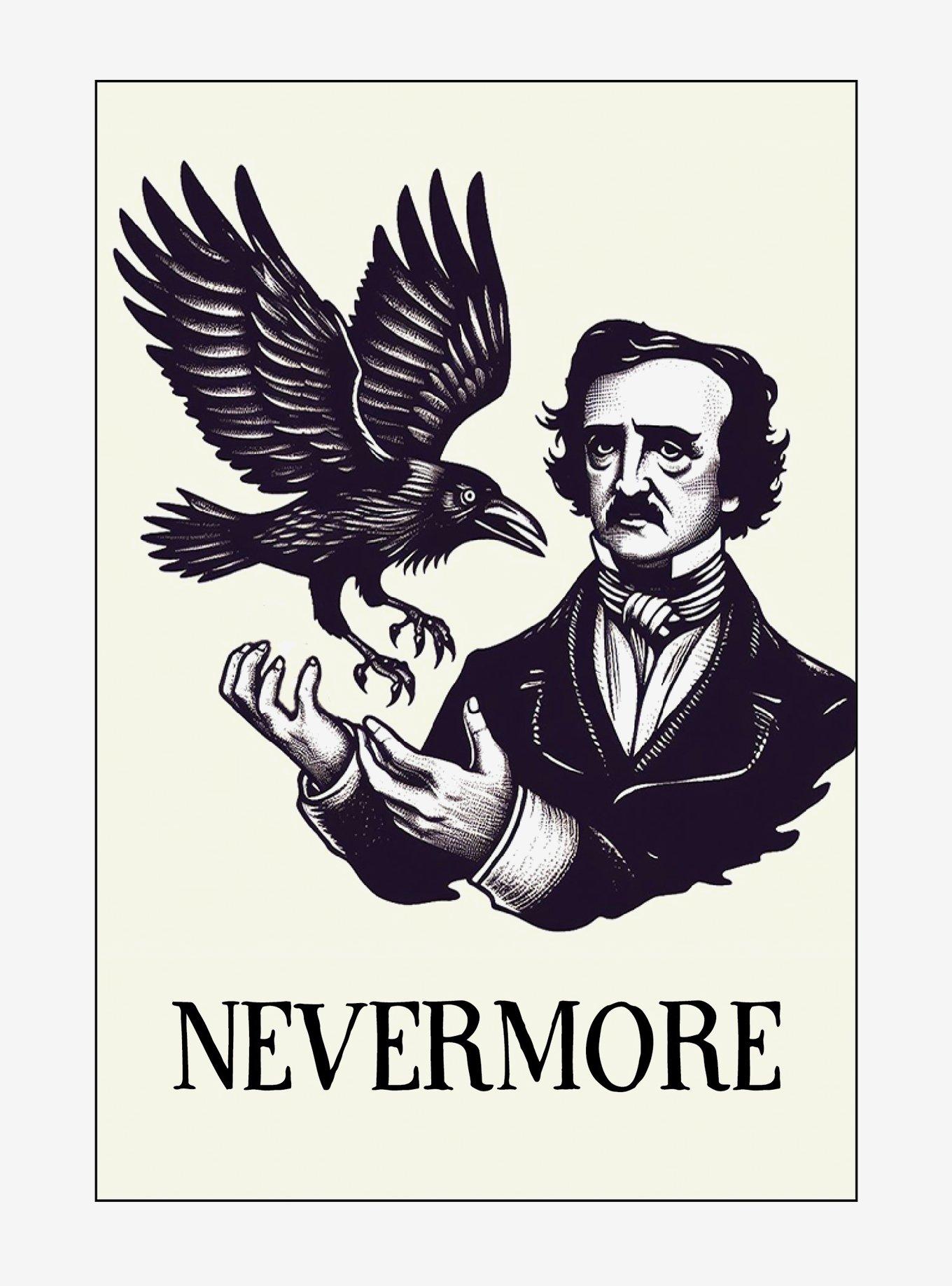 Edgar Allan Poe Nevermore Magnet, , hi-res