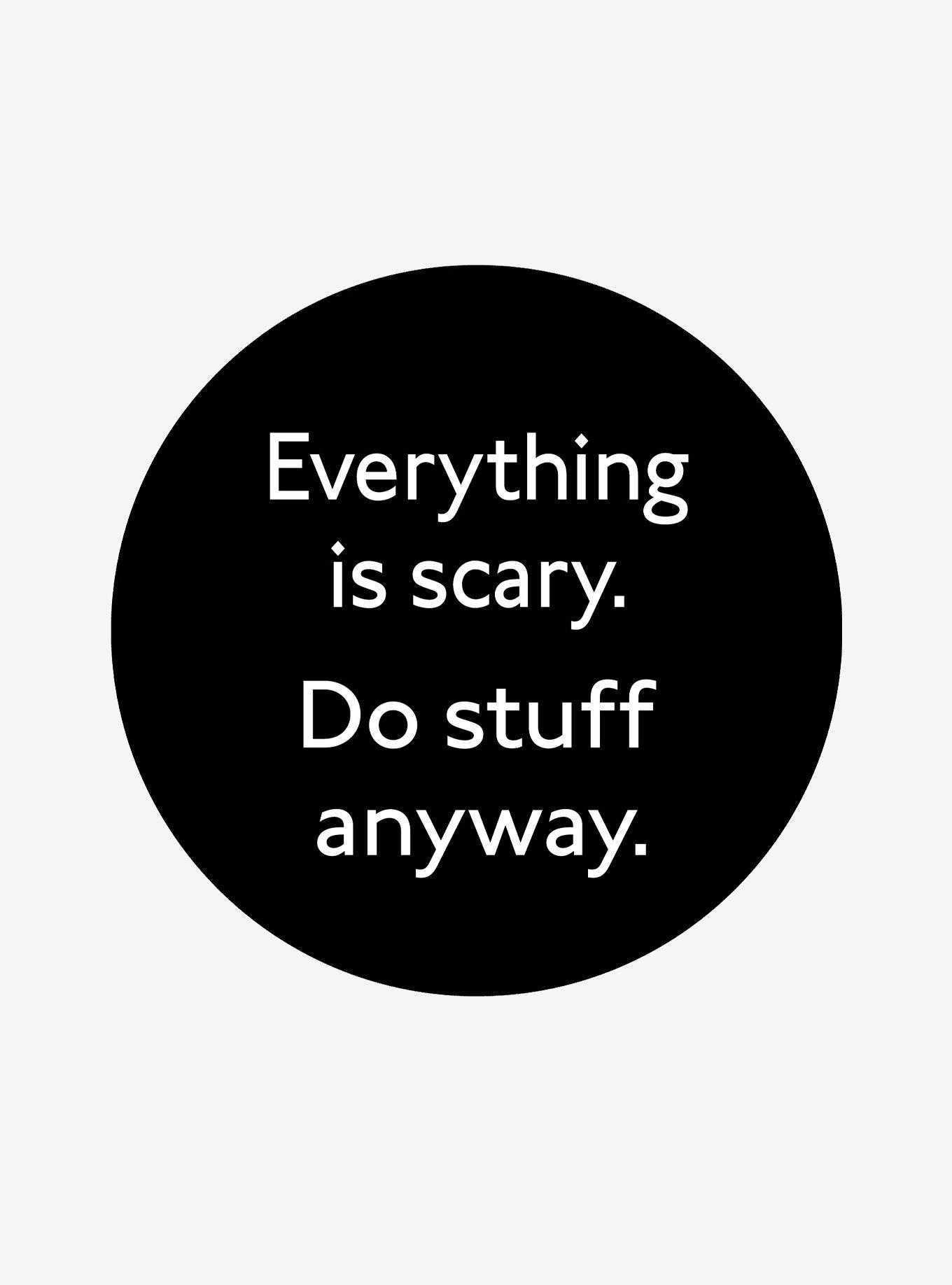 Everything Is Scary Do Stuff Magnet, , hi-res
