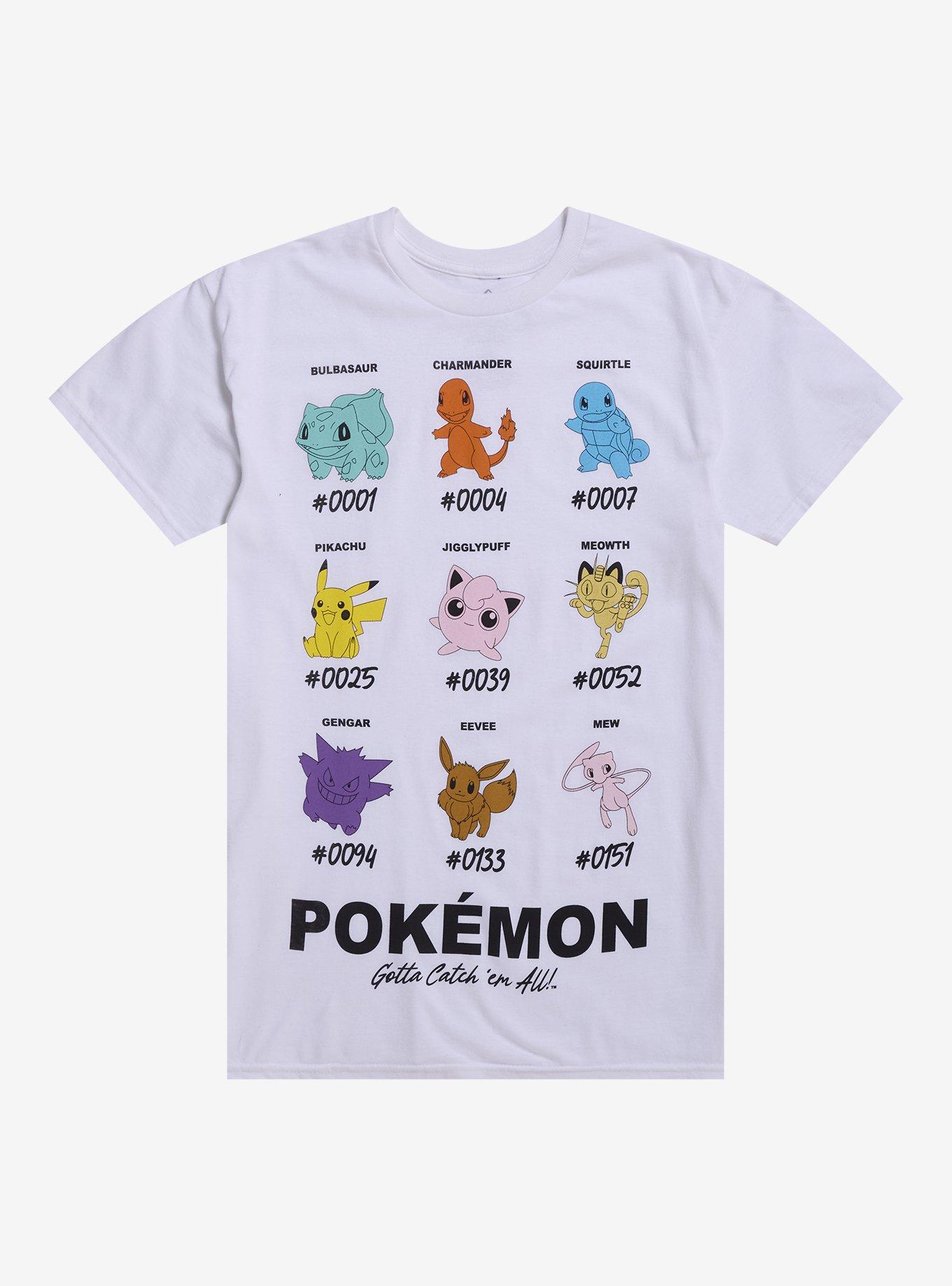 Pokémon Character Chart T-Shirt, , hi-res