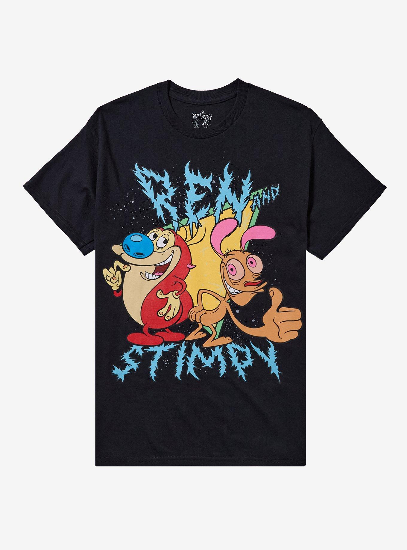 Ren And Stimpy Metal T-Shirt, , hi-res