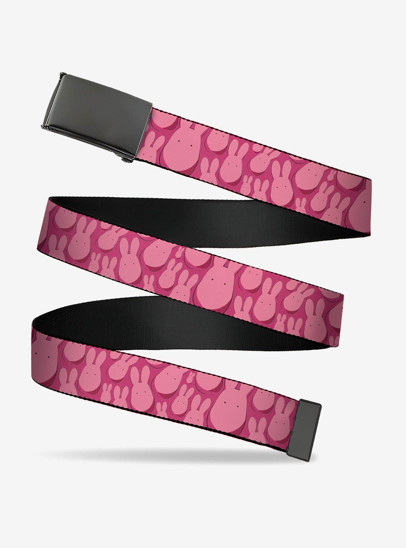 After School Hanako-Kun Mokke Scattered Pink Clamp Buckle Belt, , hi-res