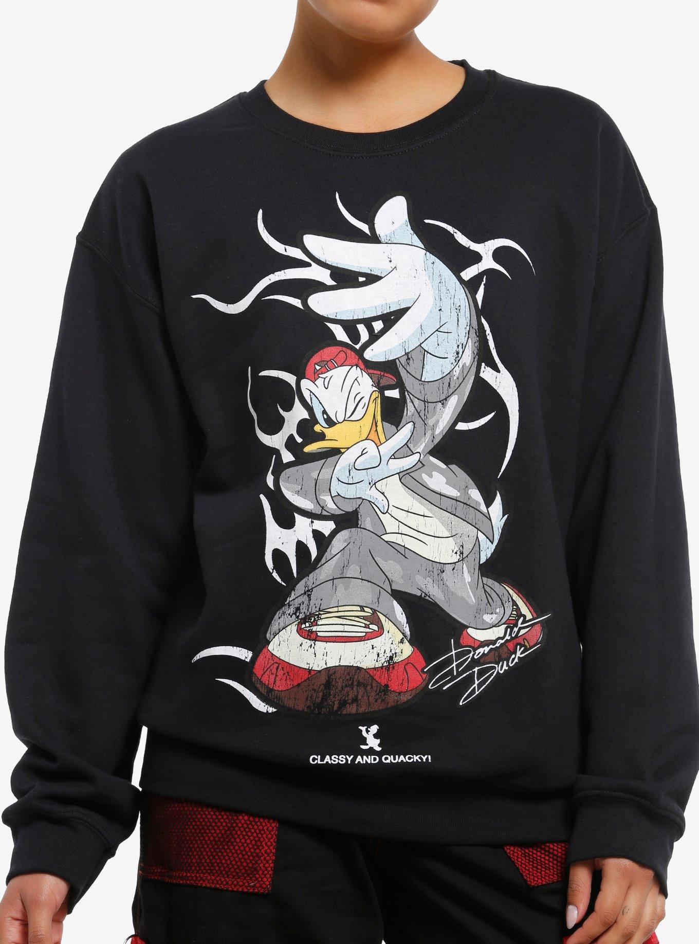 Disney Donald Duck Classy And Quacky Crewneck Sweater, , hi-res