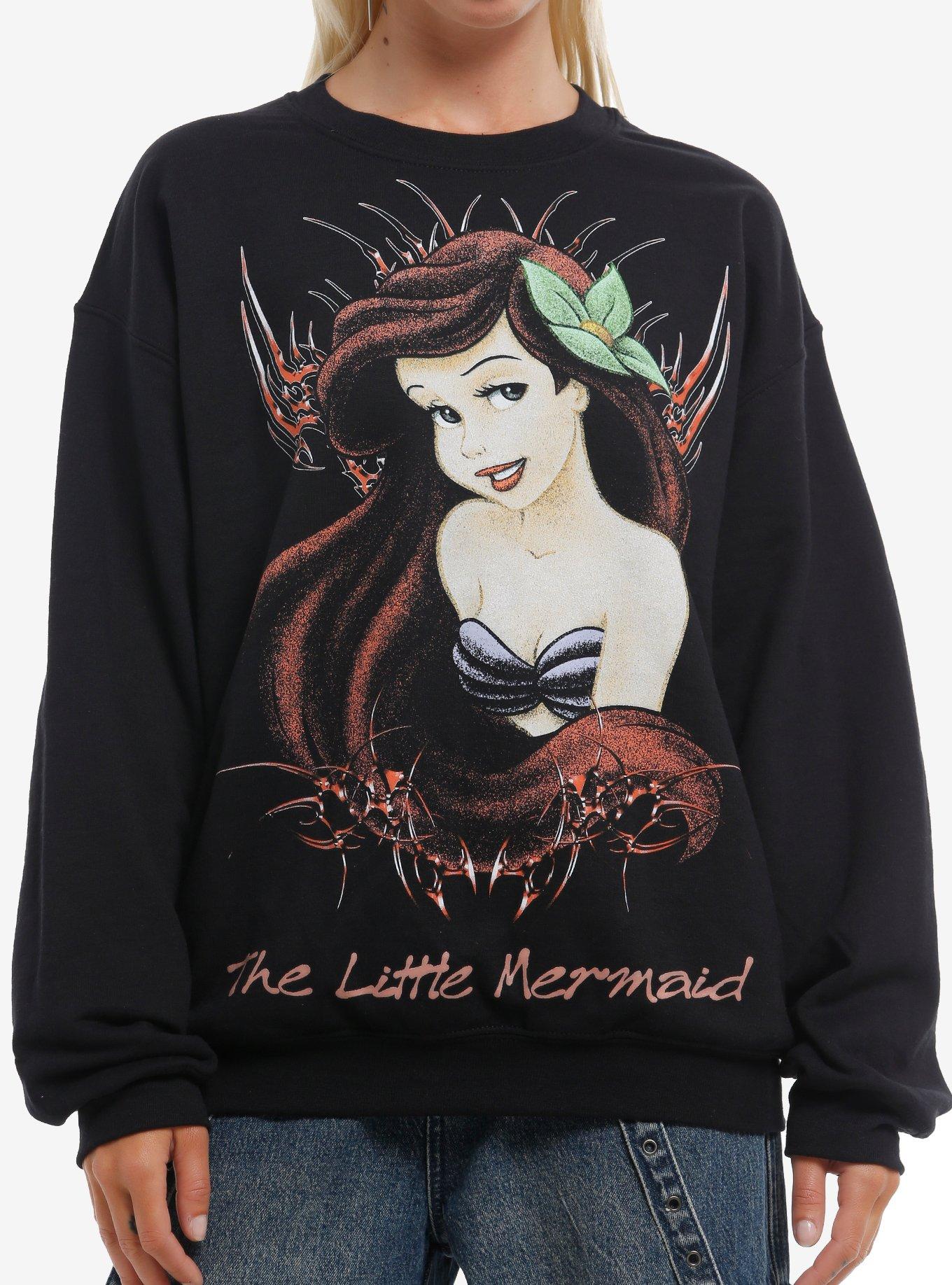 Disney The Little Mermaid Ariel Metal Sweatshirt, , hi-res