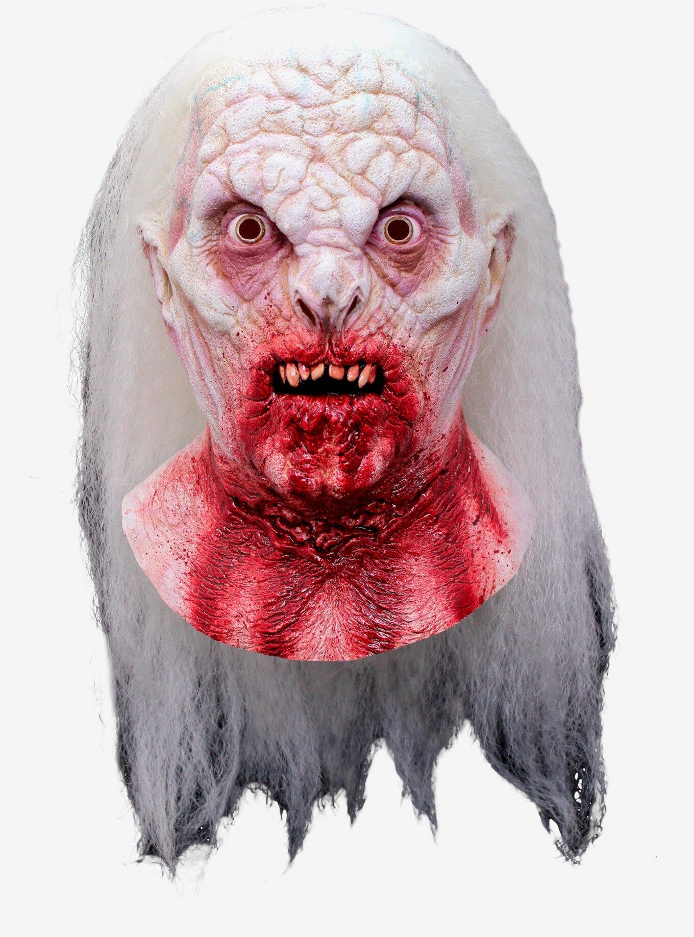 Bram Stoker's Dracula Dead Latex Mask With Neck, , hi-res